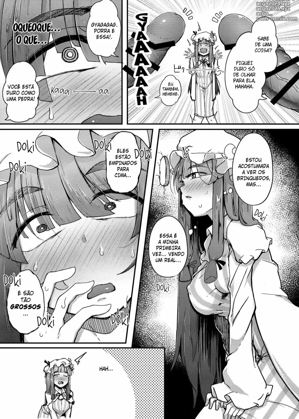 Page 7 of doujinshi Ana to Muttsuri Dosukebe Daitoshokan