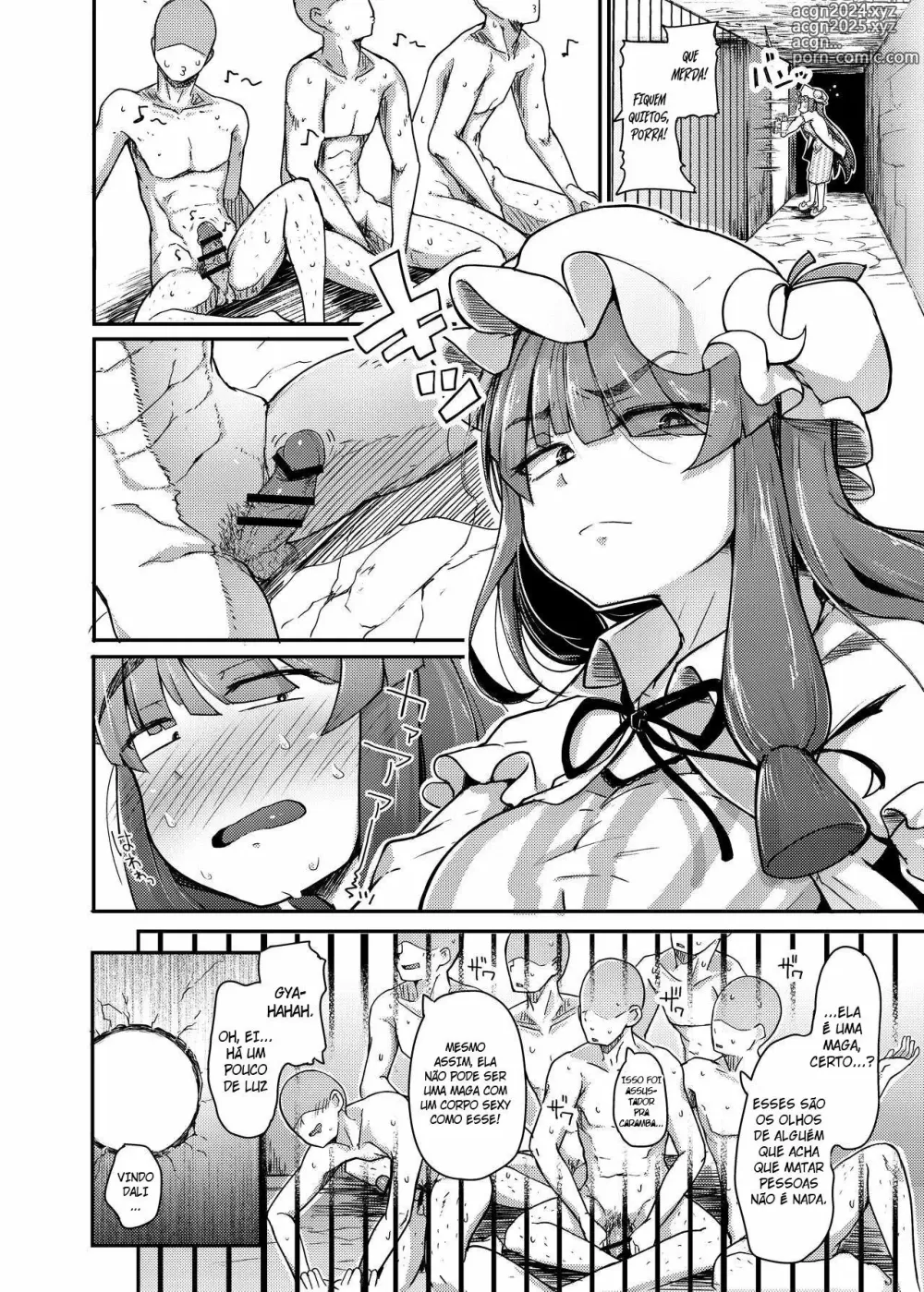 Page 8 of doujinshi Ana to Muttsuri Dosukebe Daitoshokan