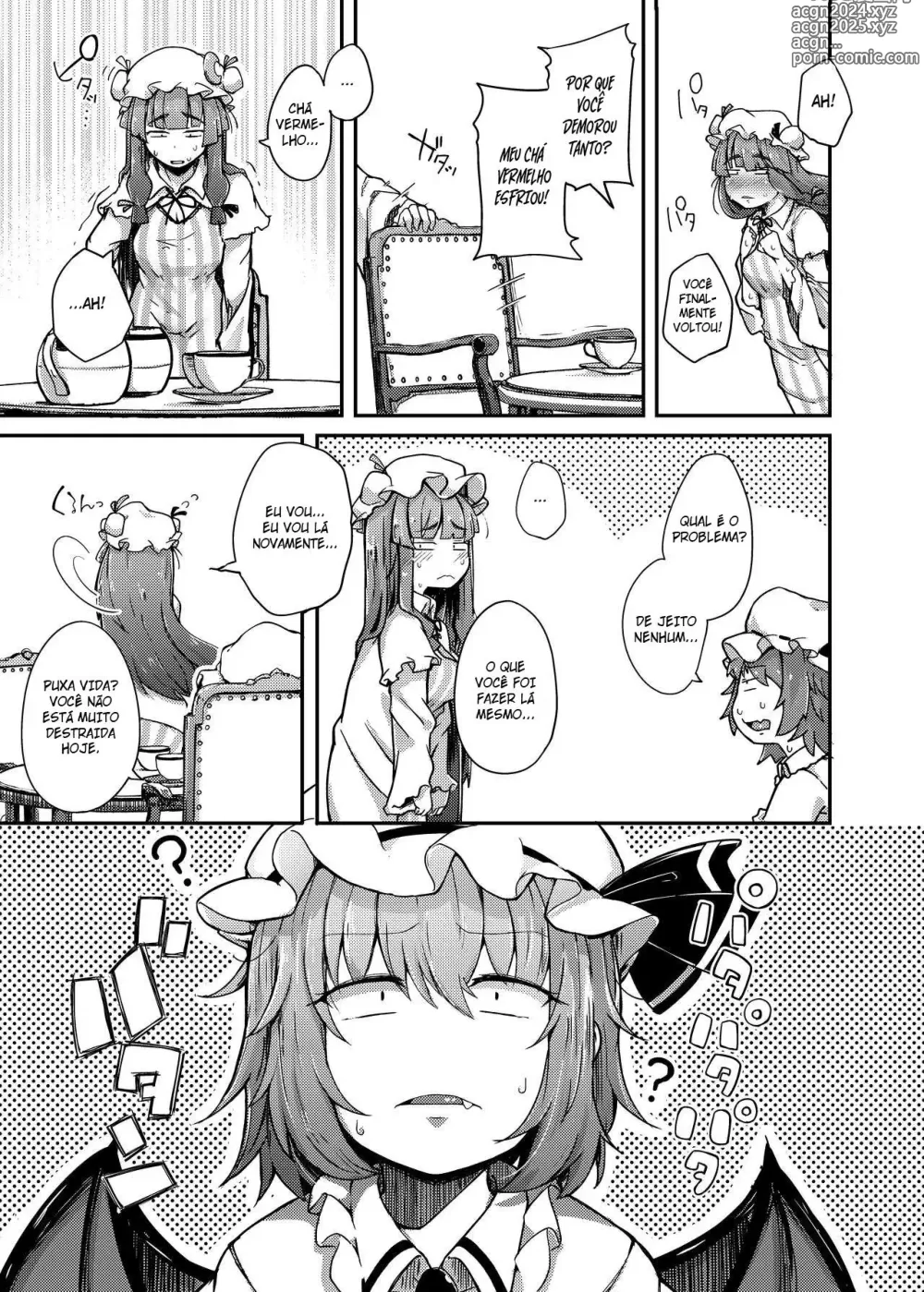 Page 9 of doujinshi Ana to Muttsuri Dosukebe Daitoshokan