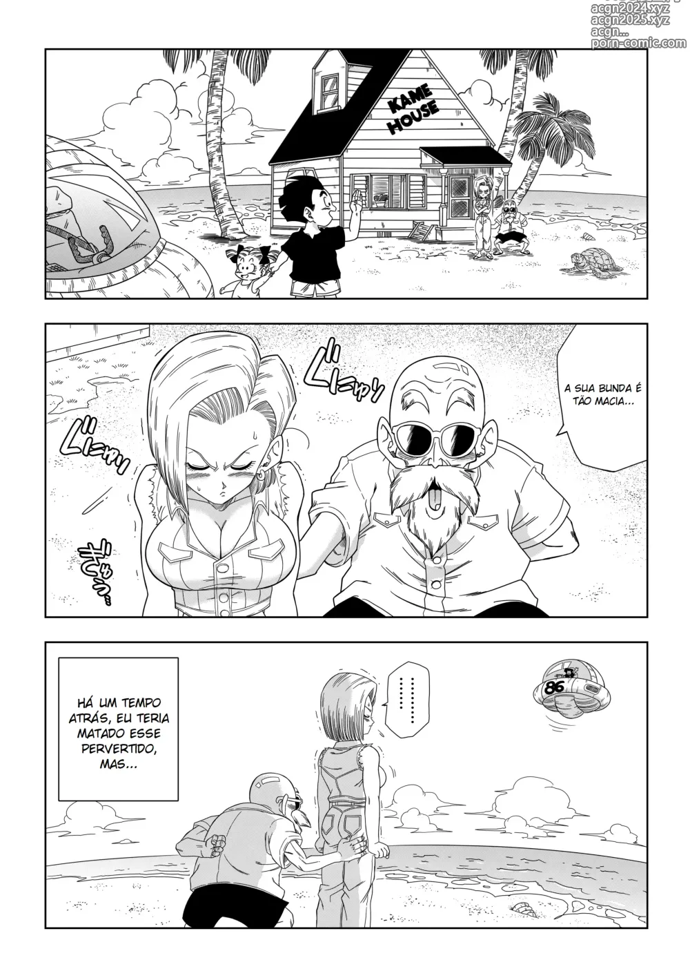 Page 2 of doujinshi Dagon Ball - Andróide 18 Contra o Mestre Kame (decensored)