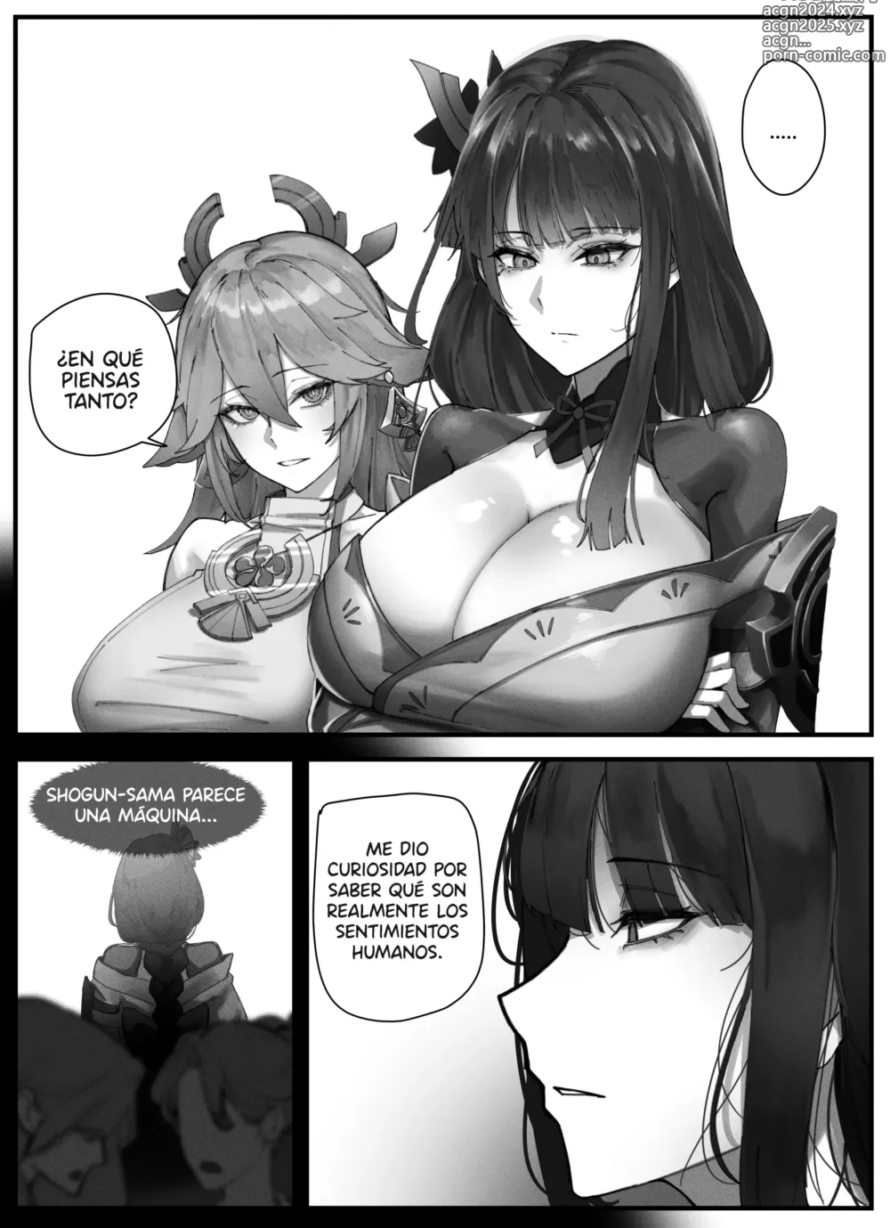 Page 2 of doujinshi Teyvat Gravure Raiden Shogun