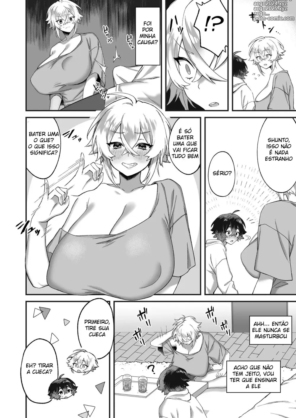 Page 15 of doujinshi Onna ni Natta Ore to Kaonajimi to no Kankei ga Kawaru Toki