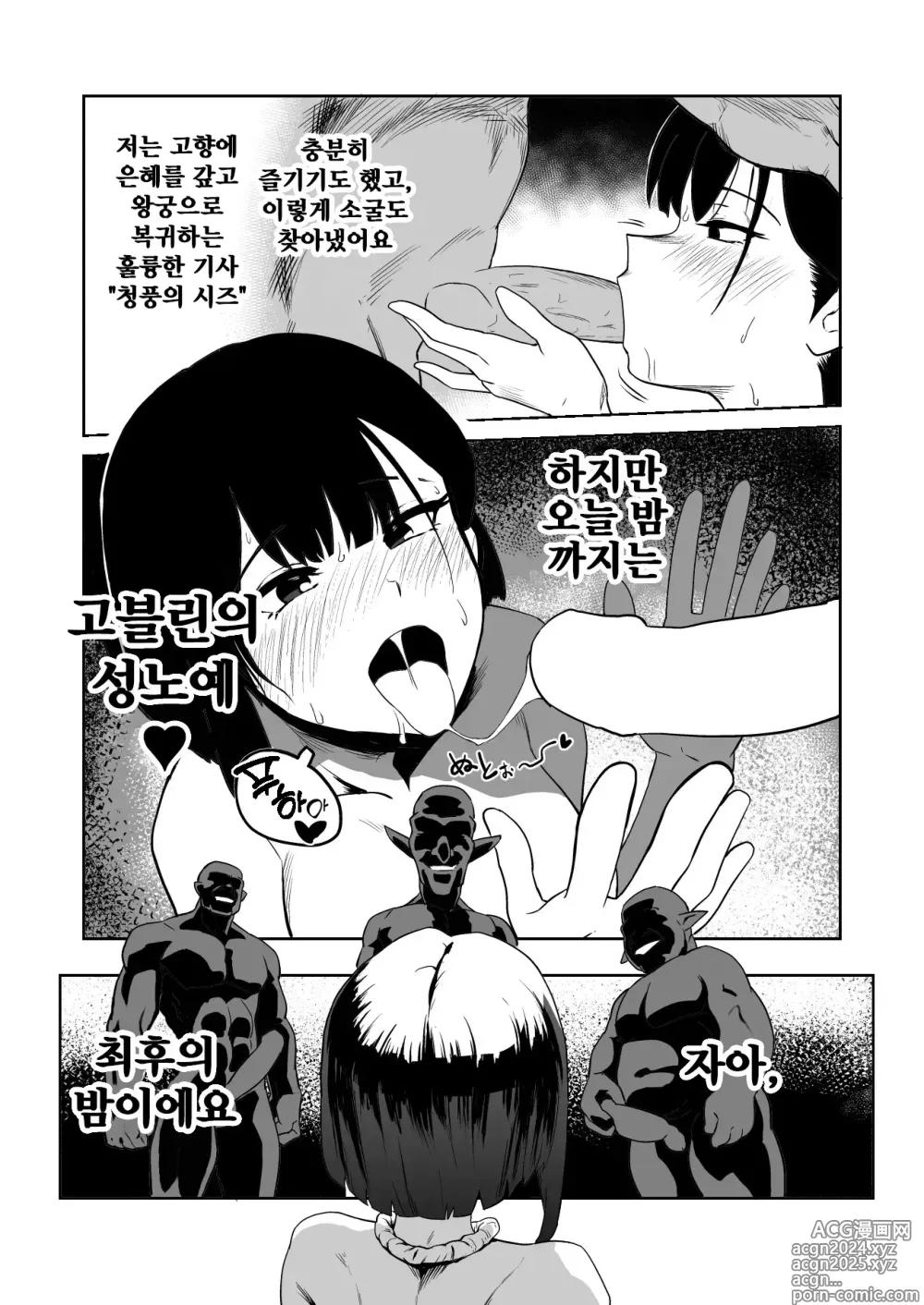 Page 24 of doujinshi 잡몹간이 목적인 도M 여기사가 정말로 고블린의 성노예가 되는 이야기 전편