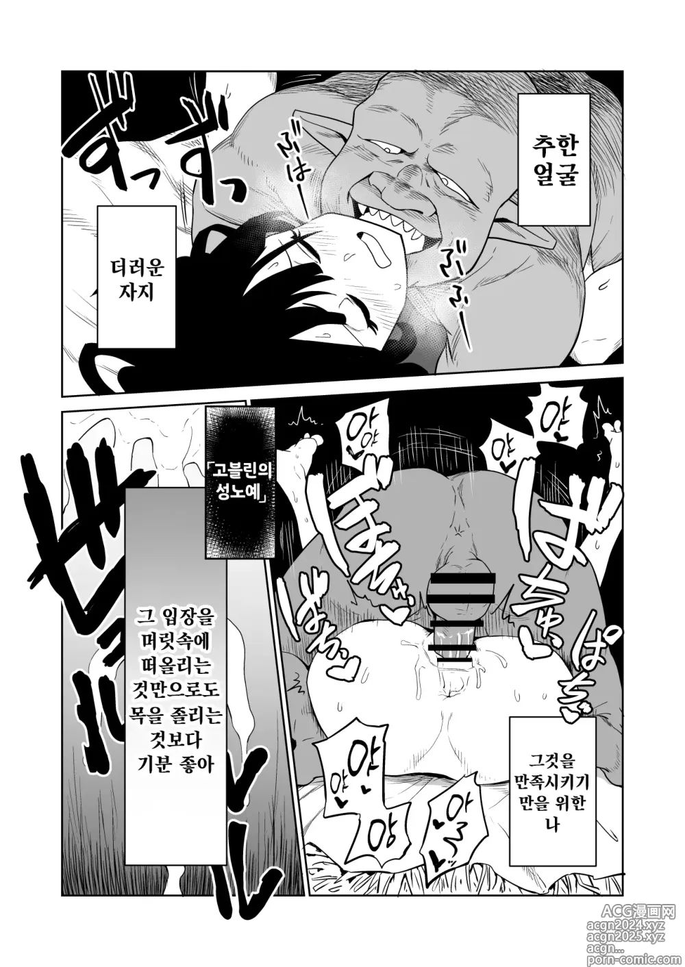 Page 28 of doujinshi 잡몹간이 목적인 도M 여기사가 정말로 고블린의 성노예가 되는 이야기 전편