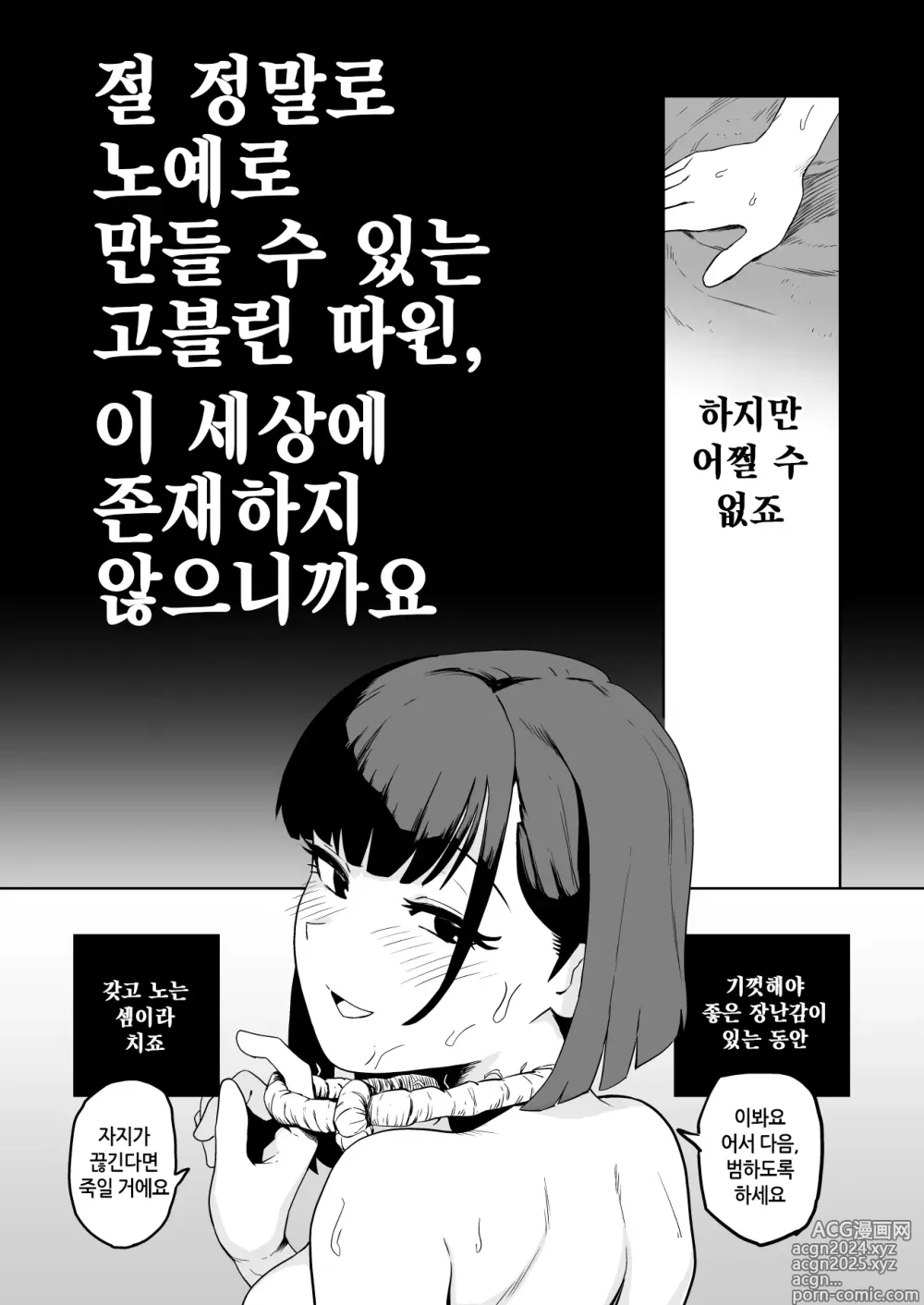 Page 48 of doujinshi 잡몹간이 목적인 도M 여기사가 정말로 고블린의 성노예가 되는 이야기 전편