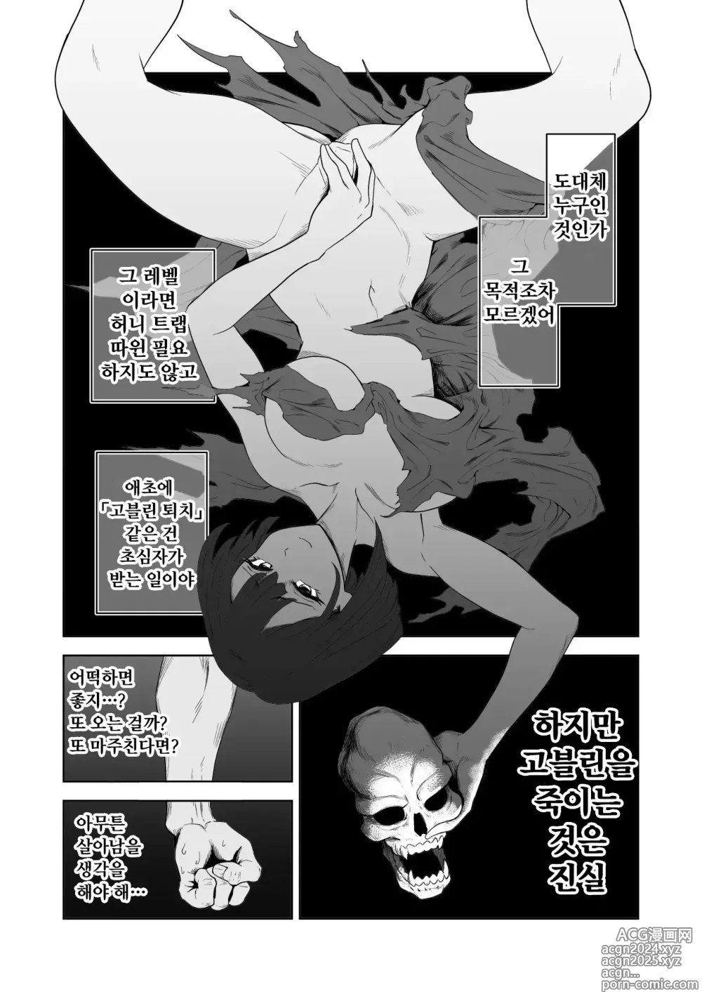 Page 9 of doujinshi 잡몹간이 목적인 도M 여기사가 정말로 고블린의 성노예가 되는 이야기 전편