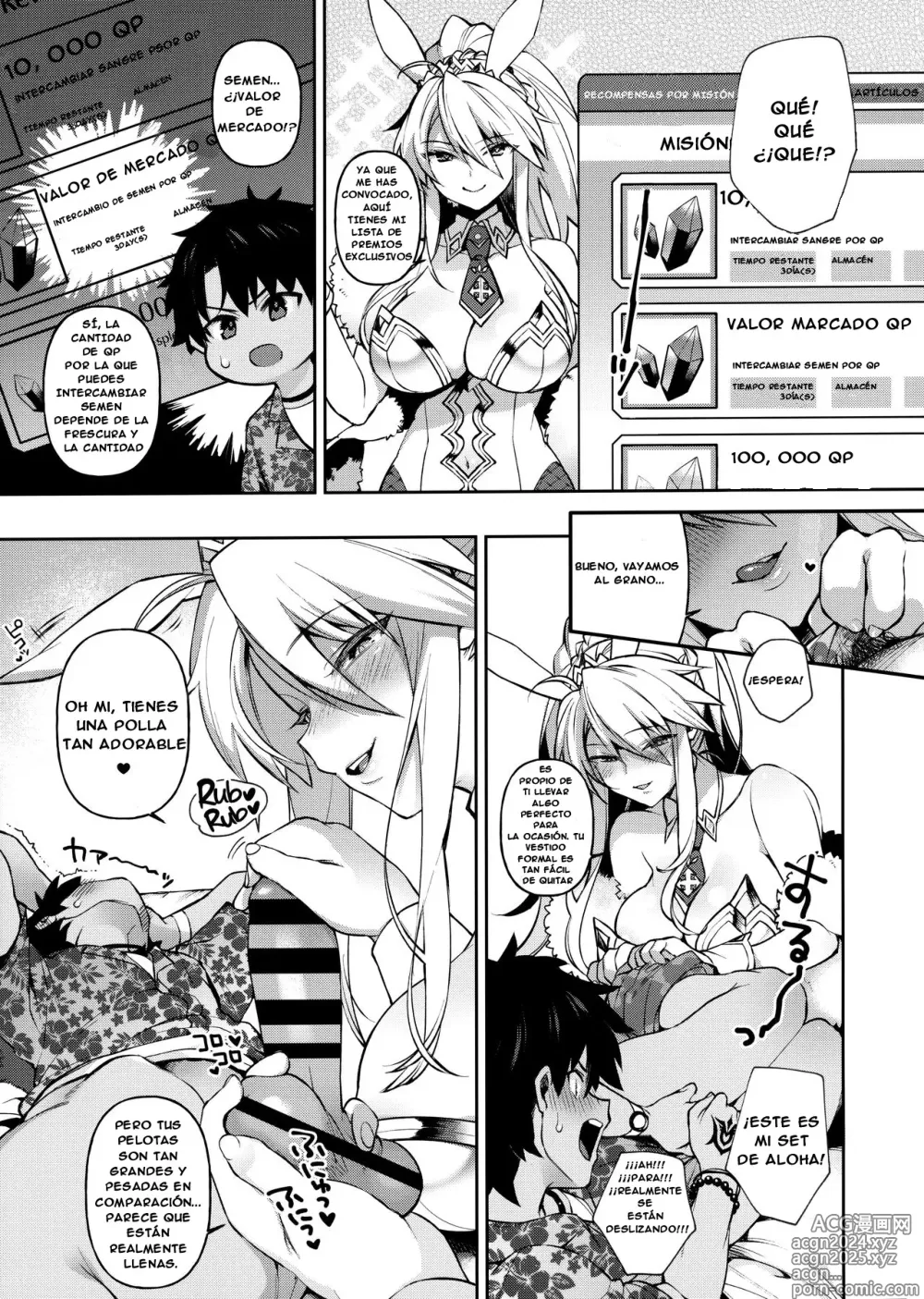 Page 4 of doujinshi Si no Tienes Ningún QP, ¡Simplemente Dispara tu Semen!