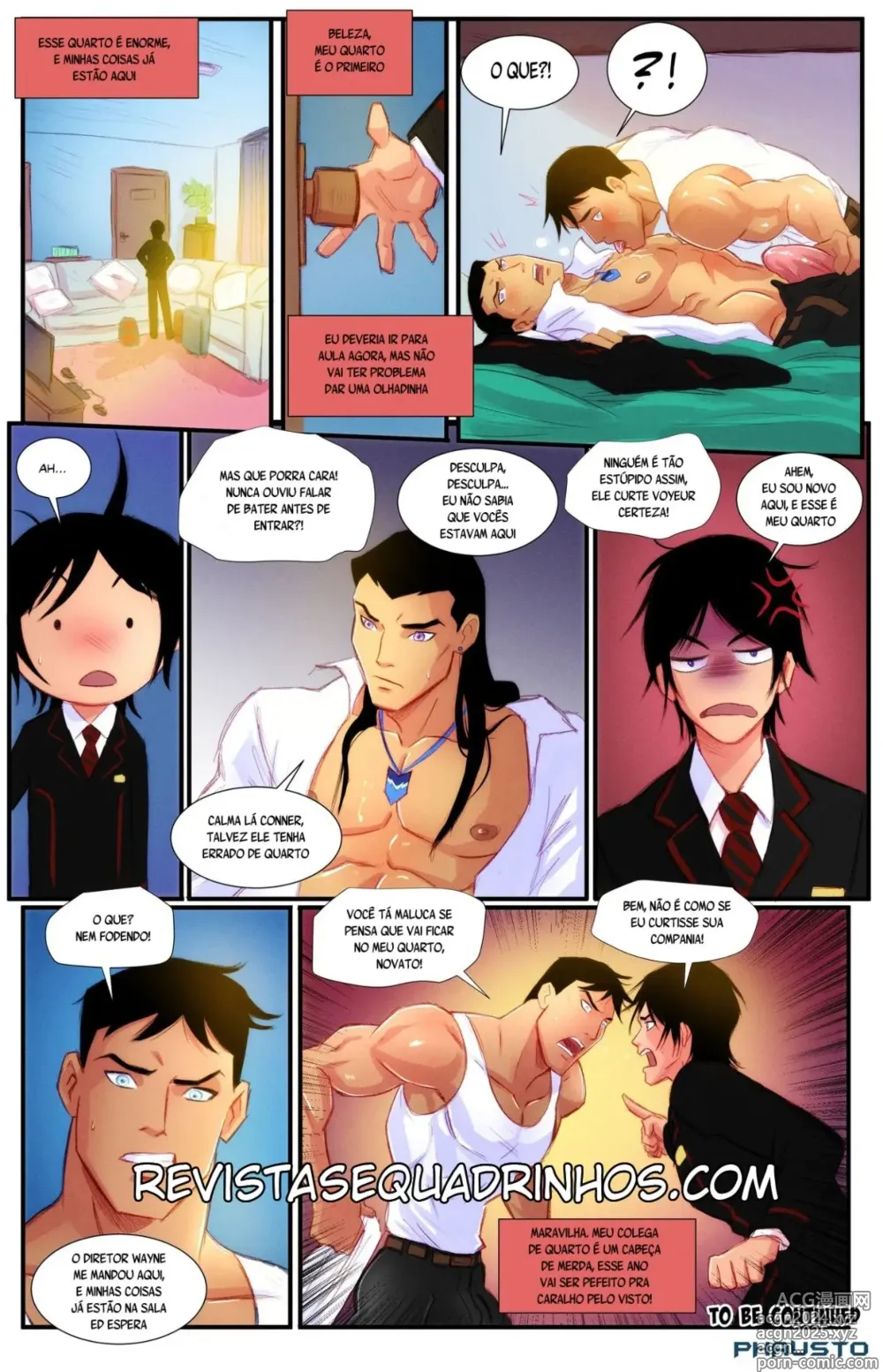 Page 9 of doujinshi Gothan Acadeby phausto 1 e 2