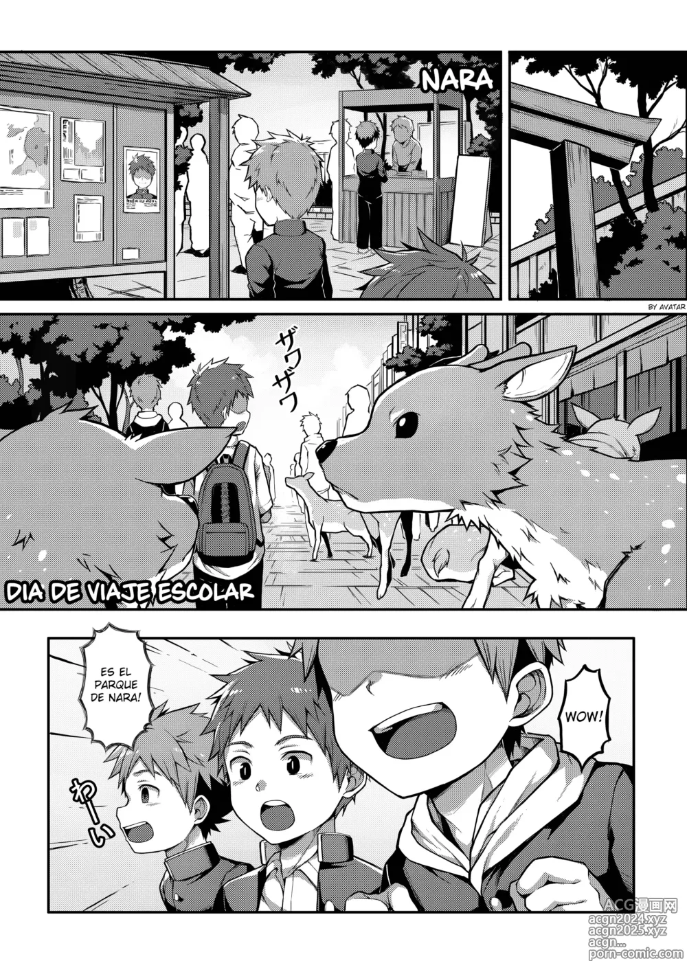 Page 4 of doujinshi Yoroshiku, Shika-kun! - NICE TO MEET YOU, DEER-KUN! (decensored)