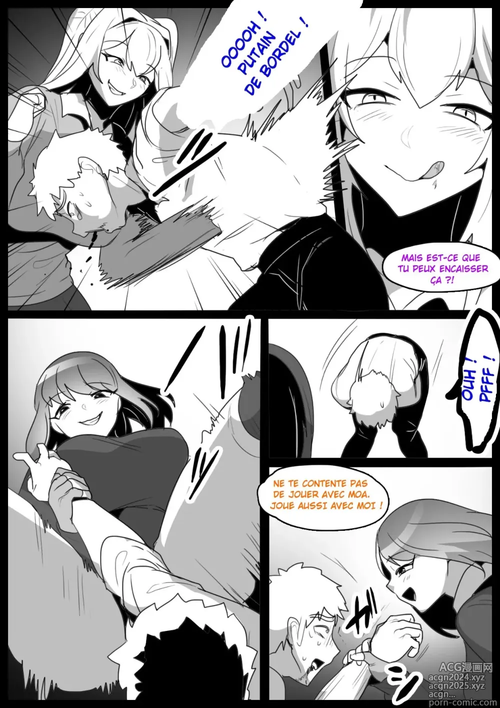 Page 21 of doujinshi Je suis devenu l'esclave, un vrai punching-ball par deux filles de ma classe qui ont découvert que j'étais maso