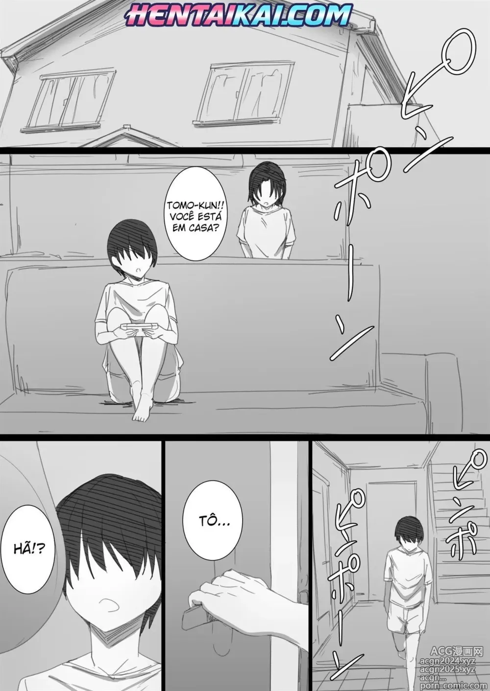 Page 2 of doujinshi Hatsukoi no Oba-san ga Iede Shite Kimashita!