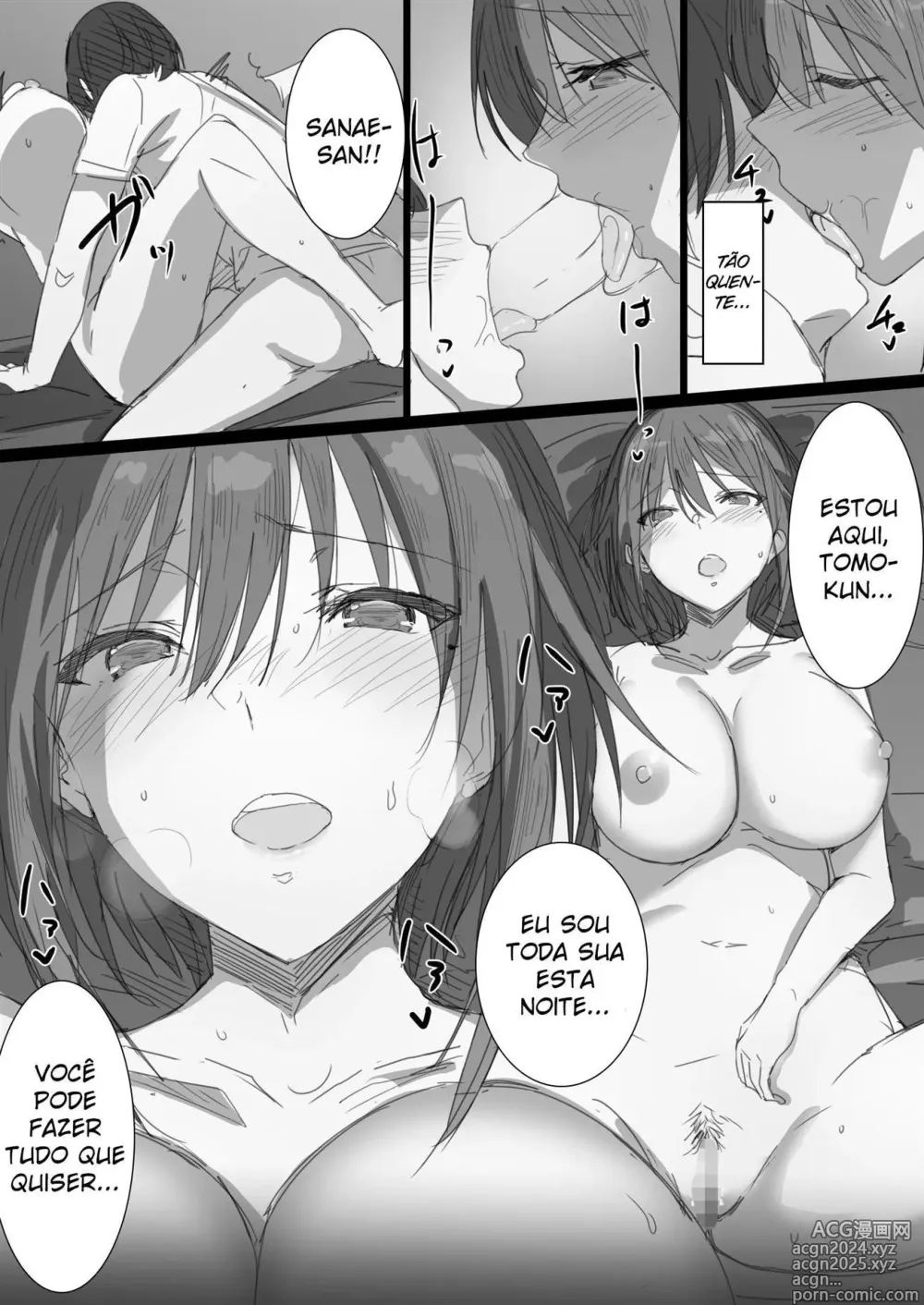 Page 55 of doujinshi Hatsukoi no Oba-san ga Iede Shite Kimashita!