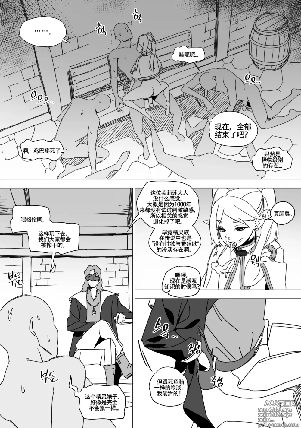 Page 19 of doujinshi 中招的芙莉莲 (decensored)