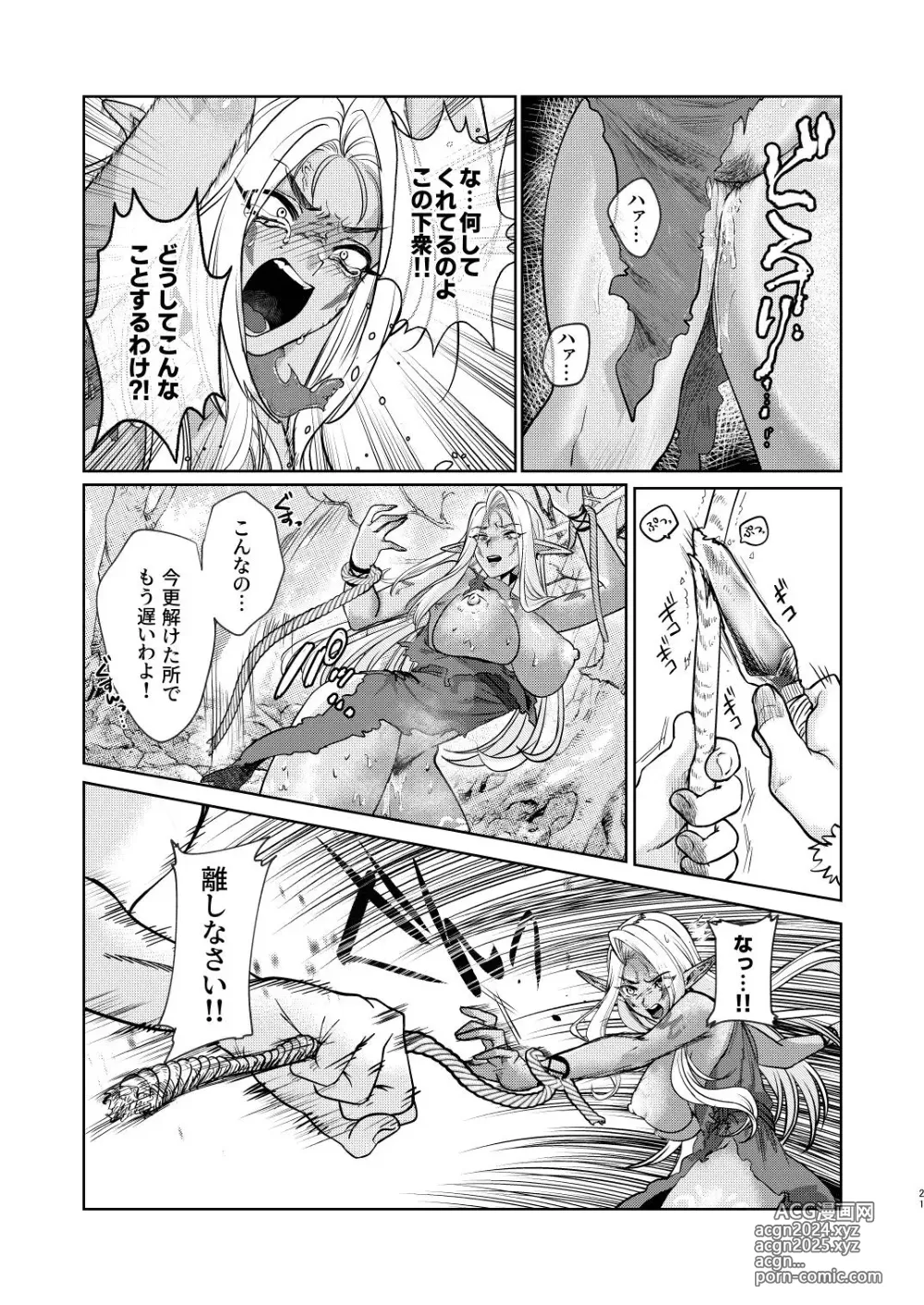 Page 21 of doujinshi Dark Elf wa Aragaenai