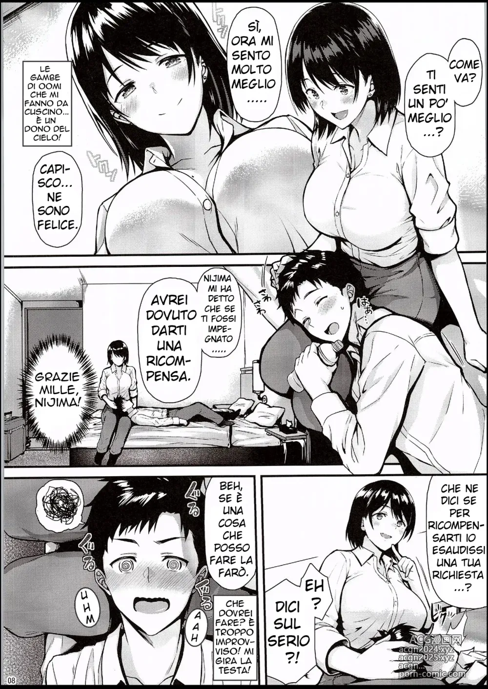 Page 7 of doujinshi Ore no Hajimete wa Oumi-san ni Ubawaretai!!