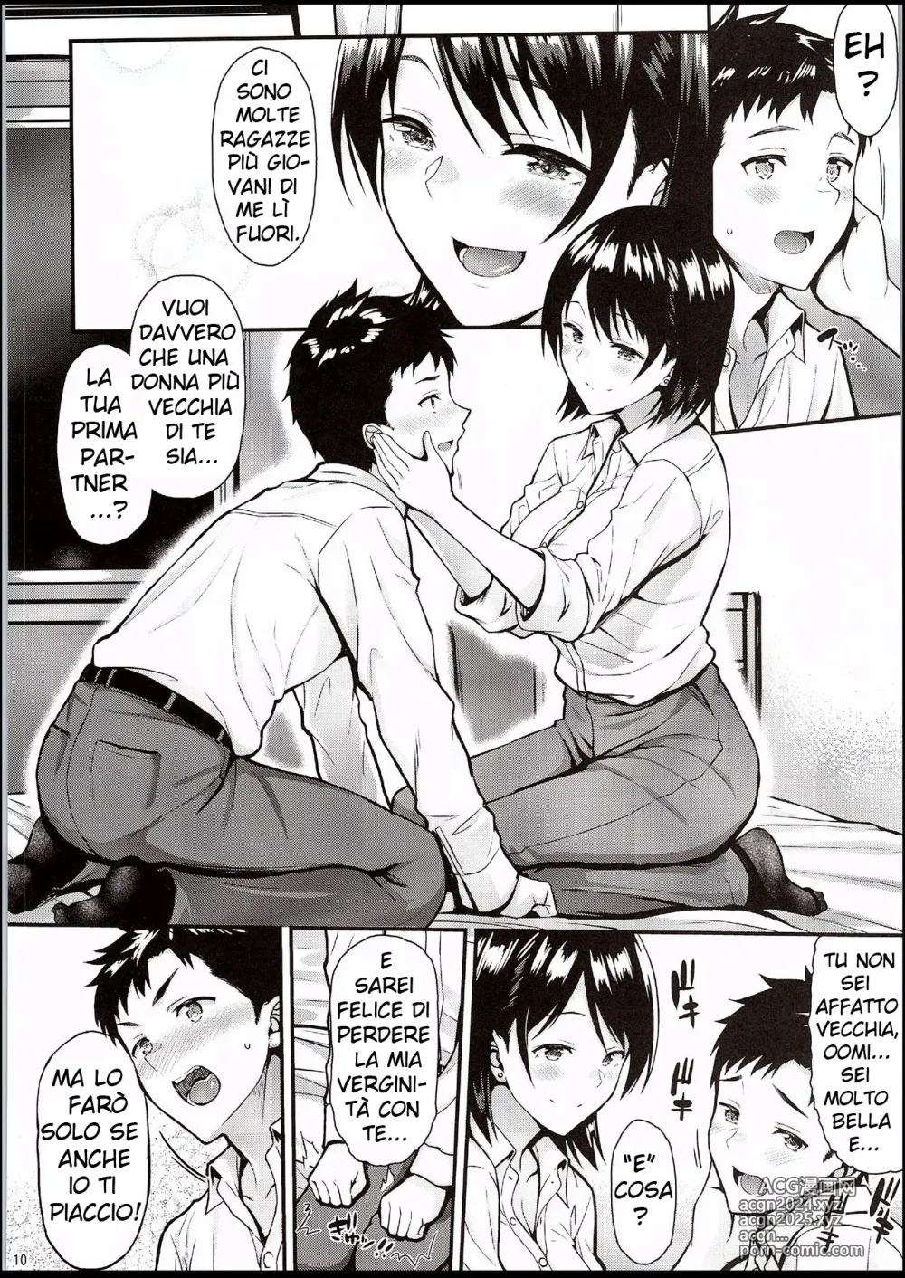 Page 9 of doujinshi Ore no Hajimete wa Oumi-san ni Ubawaretai!!