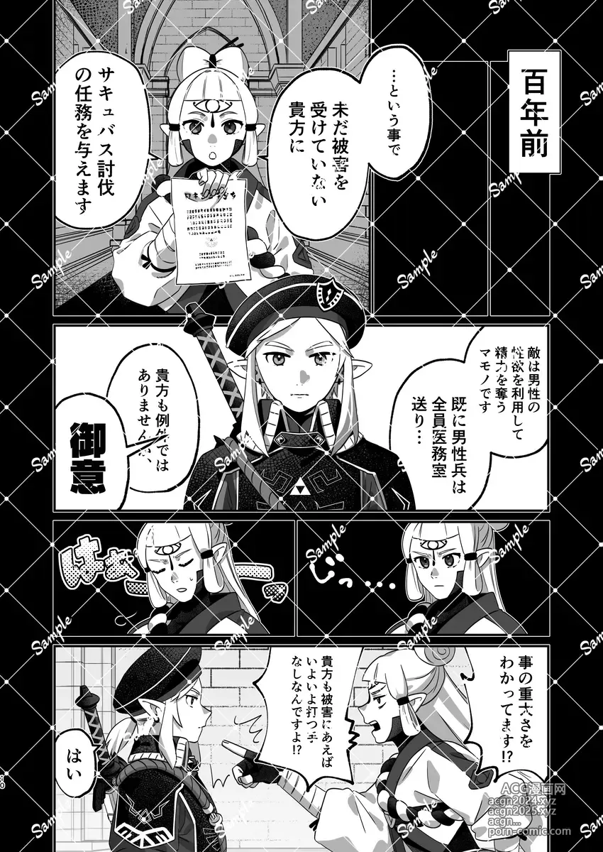 Page 8 of doujinshi ] Q. Nemuri hime no okoshi kata[The Legend of Zelda)