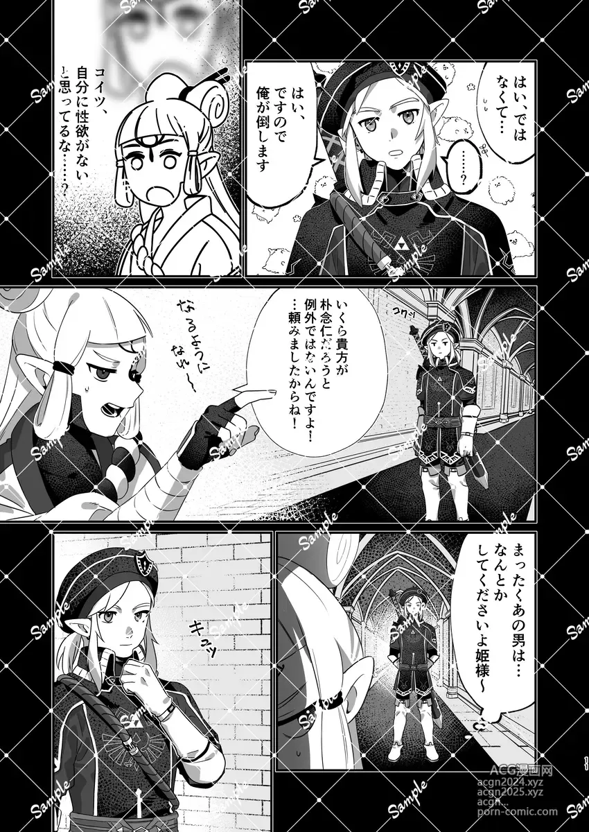 Page 9 of doujinshi ] Q. Nemuri hime no okoshi kata[The Legend of Zelda)