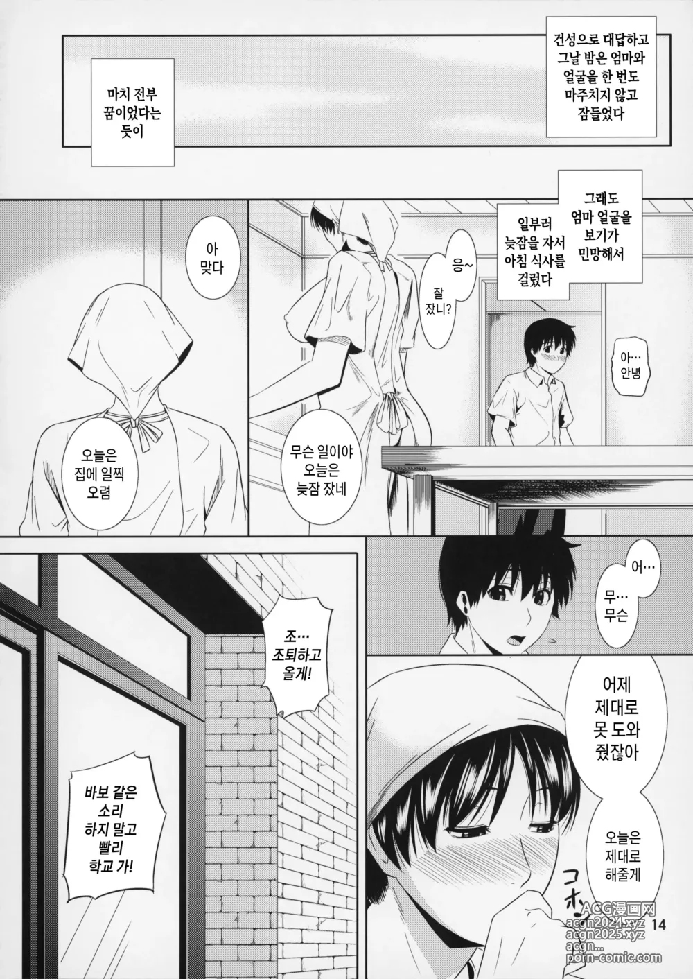 Page 14 of doujinshi 모혈을 파다12 제1화