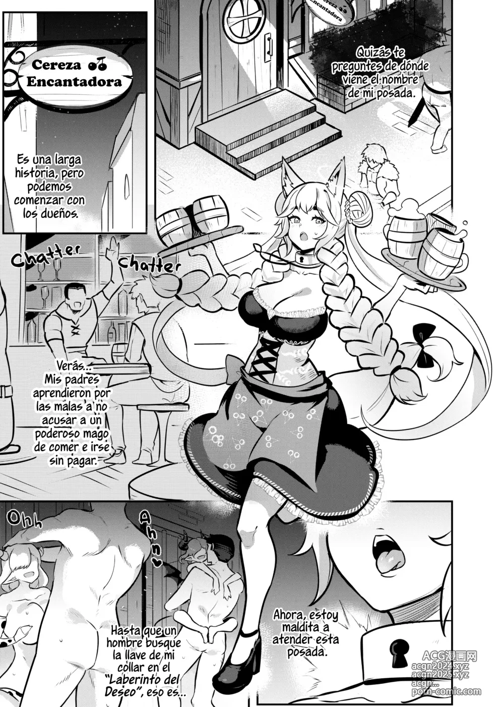 Page 4 of doujinshi La Kitsune del Collar (decensored)