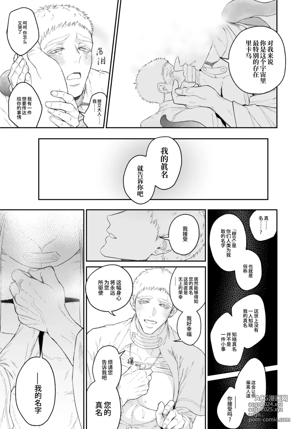 Page 27 of doujinshi 祭司被信仰神明肆意宠爱的深夜情事 (decensored)