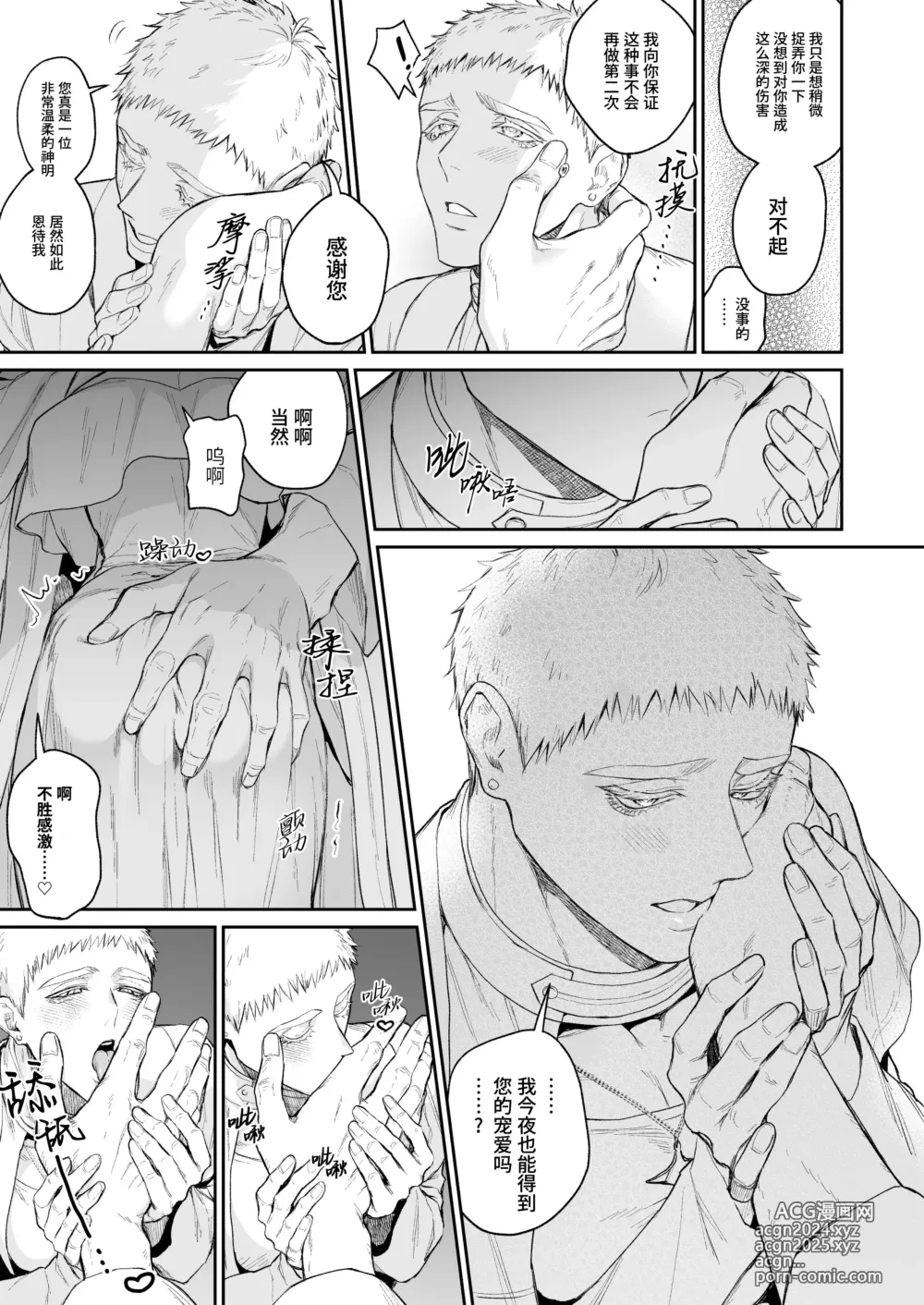 Page 9 of doujinshi 祭司被信仰神明肆意宠爱的深夜情事 (decensored)