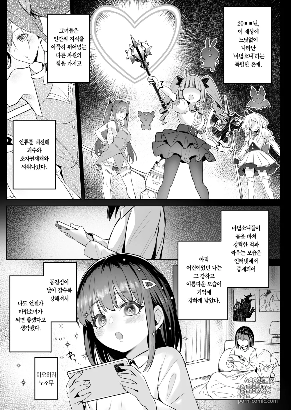 Page 4 of doujinshi 전직 마법소녀의 업무편 청