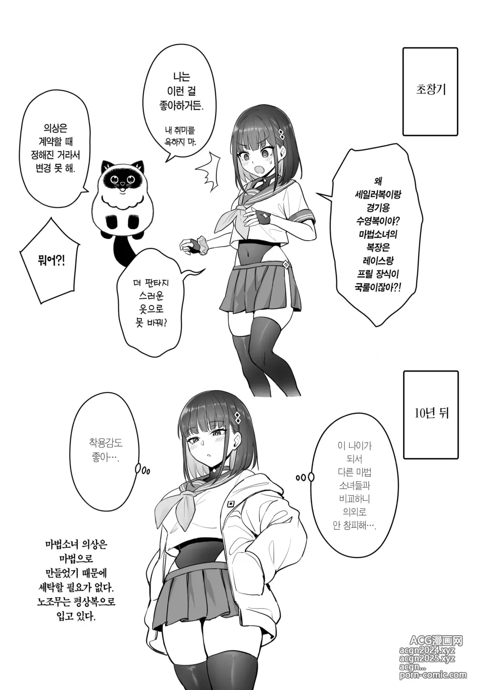 Page 34 of doujinshi 전직 마법소녀의 업무편 청