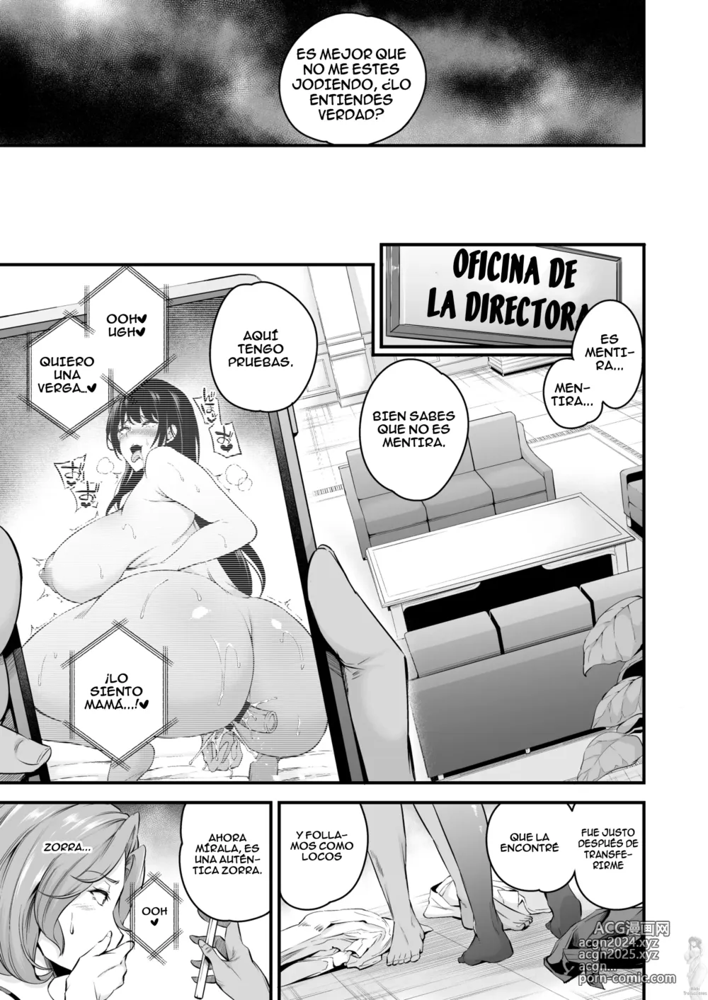 Page 10 of doujinshi La Directora de la Academia Shiramine es una Zorra Parte 1