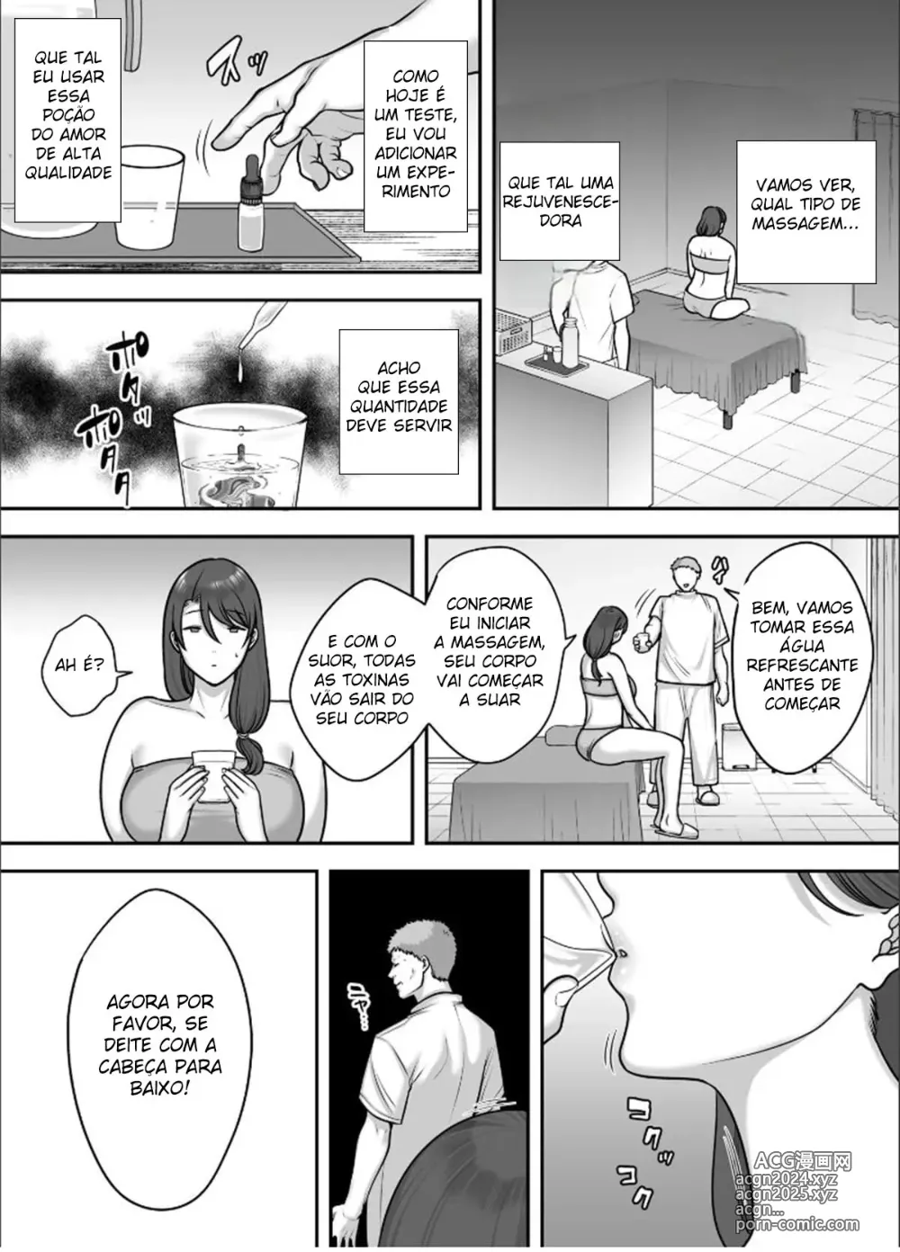 Page 10 of doujinshi Razão pela Qual uma Mulher Casada com uma Figura Esbelta se Apaixona por um Massagista Pervertido