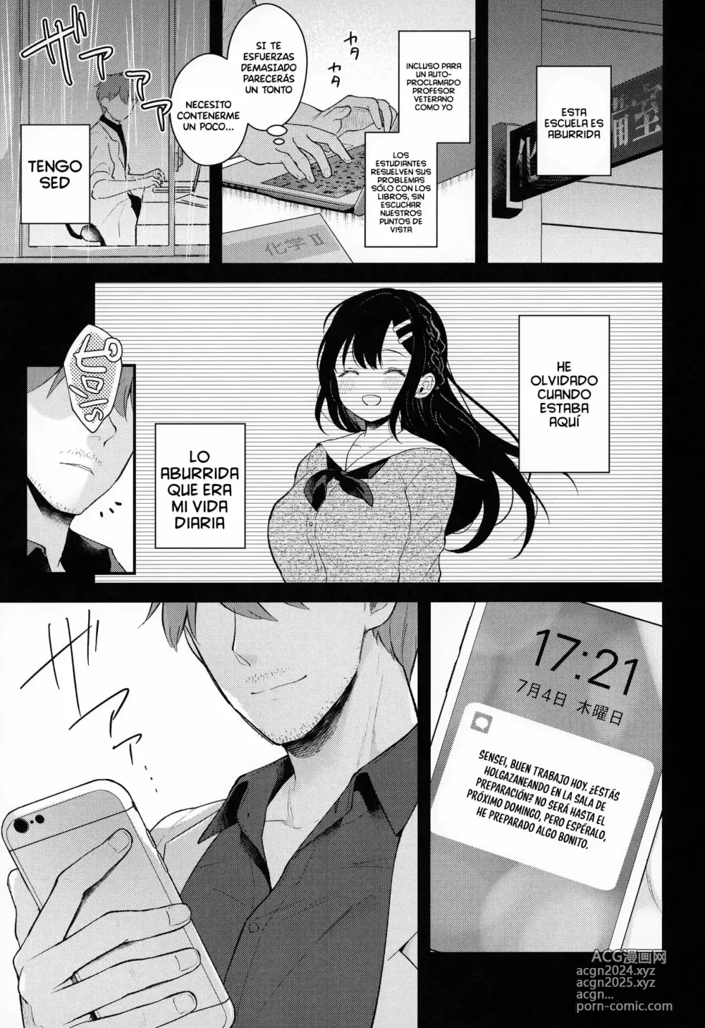 Page 2 of doujinshi Tsuyu, Natsufuku, Apart nite