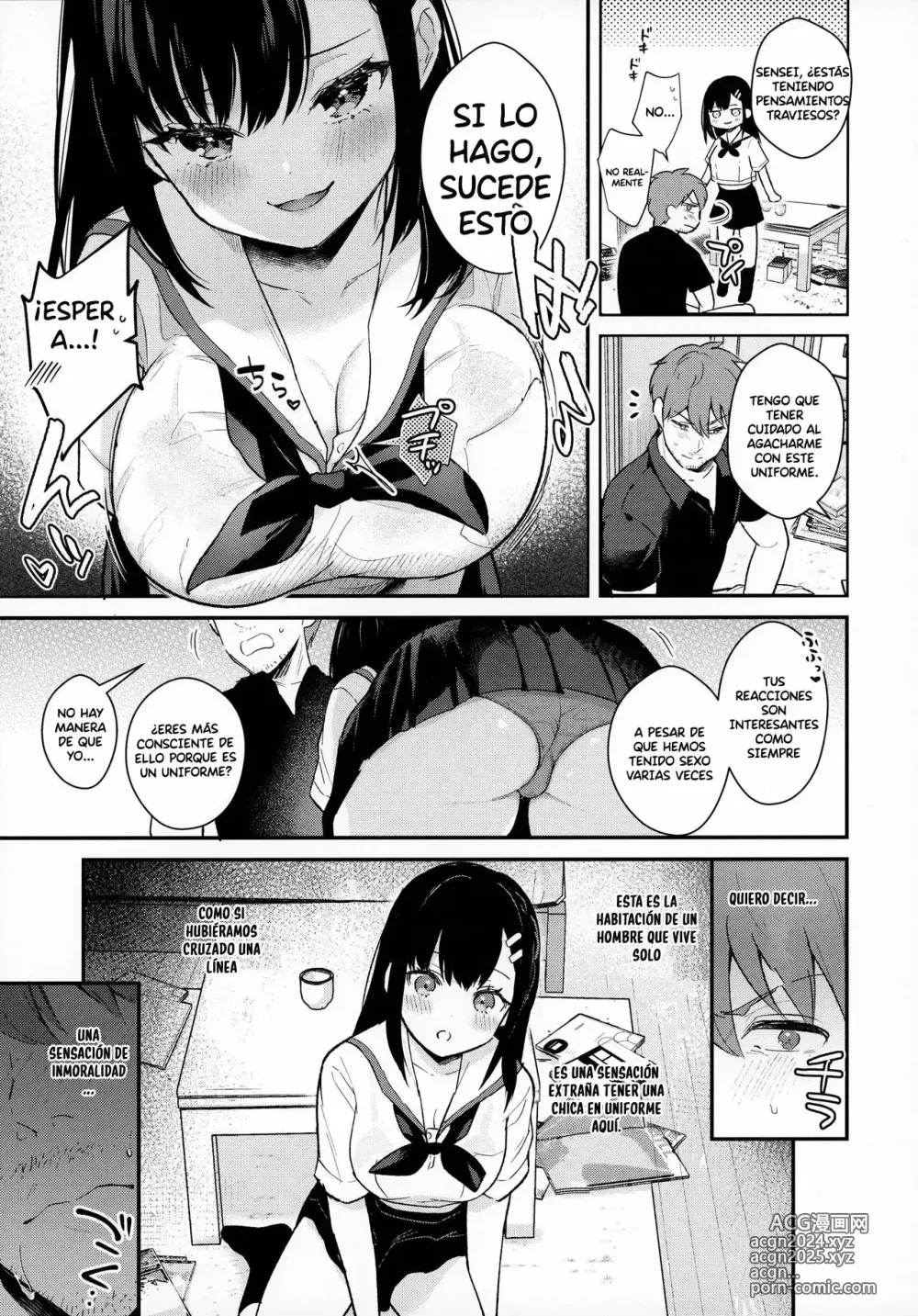 Page 8 of doujinshi Tsuyu, Natsufuku, Apart nite