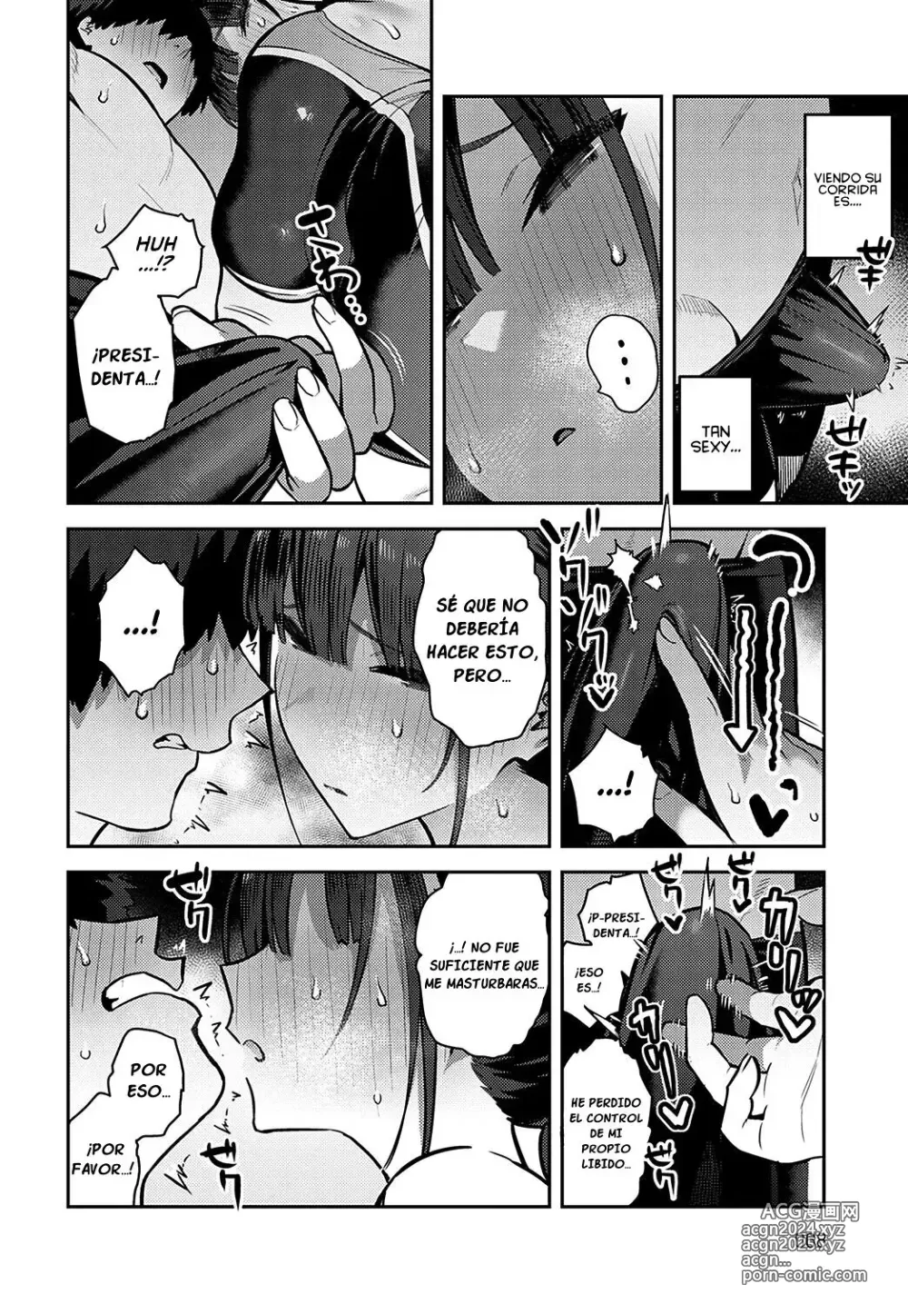 Page 23 of manga Siendo Masturbado por la Senpai del Club de Natación