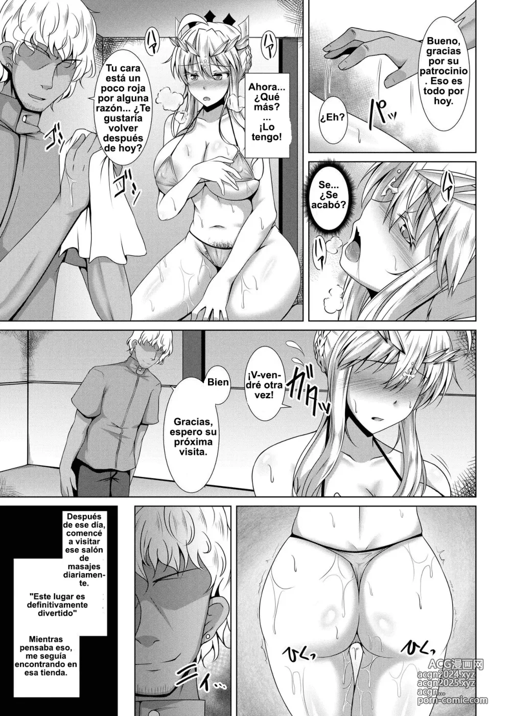 Page 13 of doujinshi Chichiue ga Charao ni Oil Massage de Otosareru Hanashi