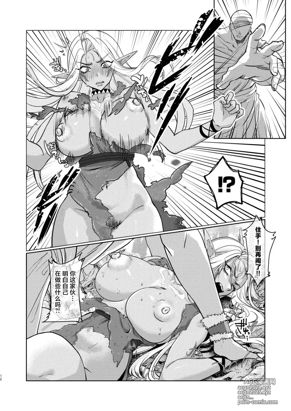 Page 12 of doujinshi Dark Elf wa Aragaenai