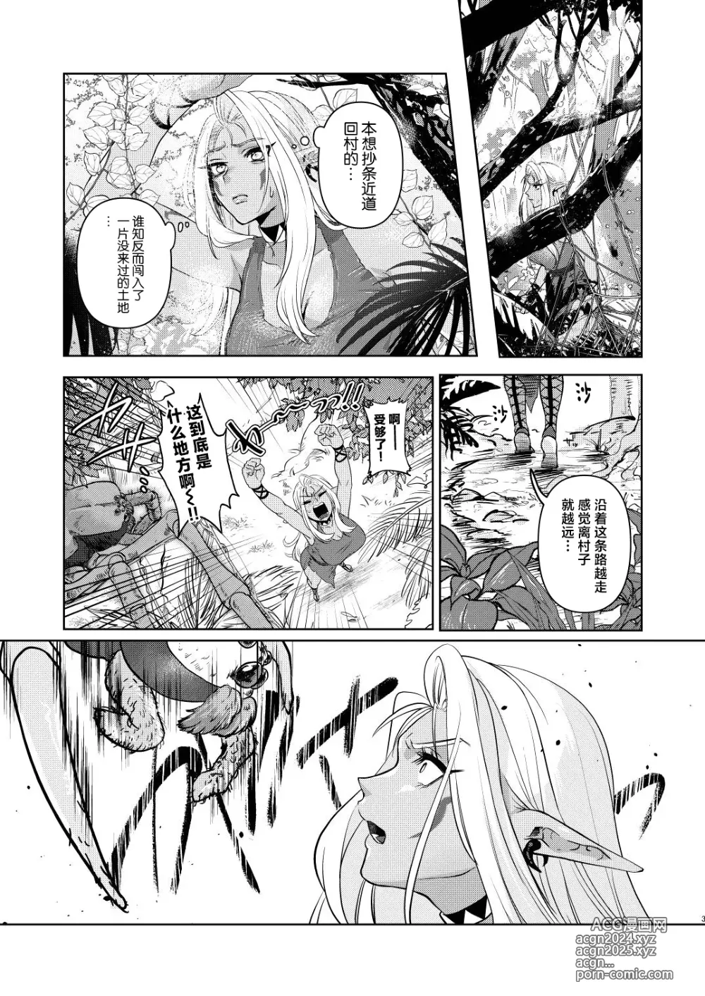 Page 3 of doujinshi Dark Elf wa Aragaenai