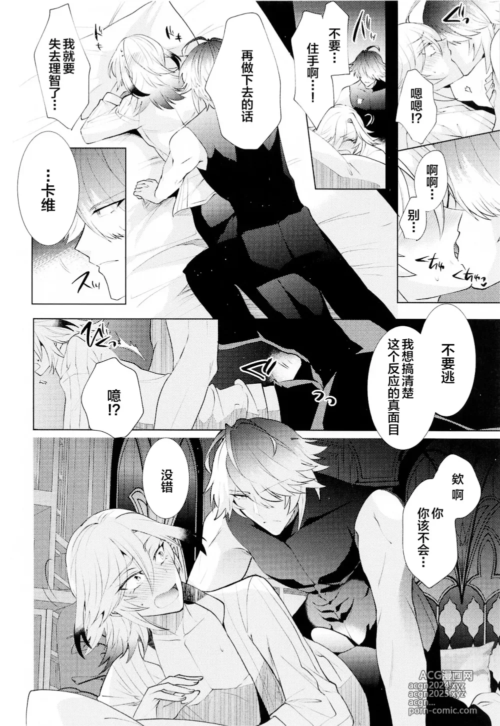 Page 13 of doujinshi Hajimete no Yoru o Roommate to - Bridal night with roommate