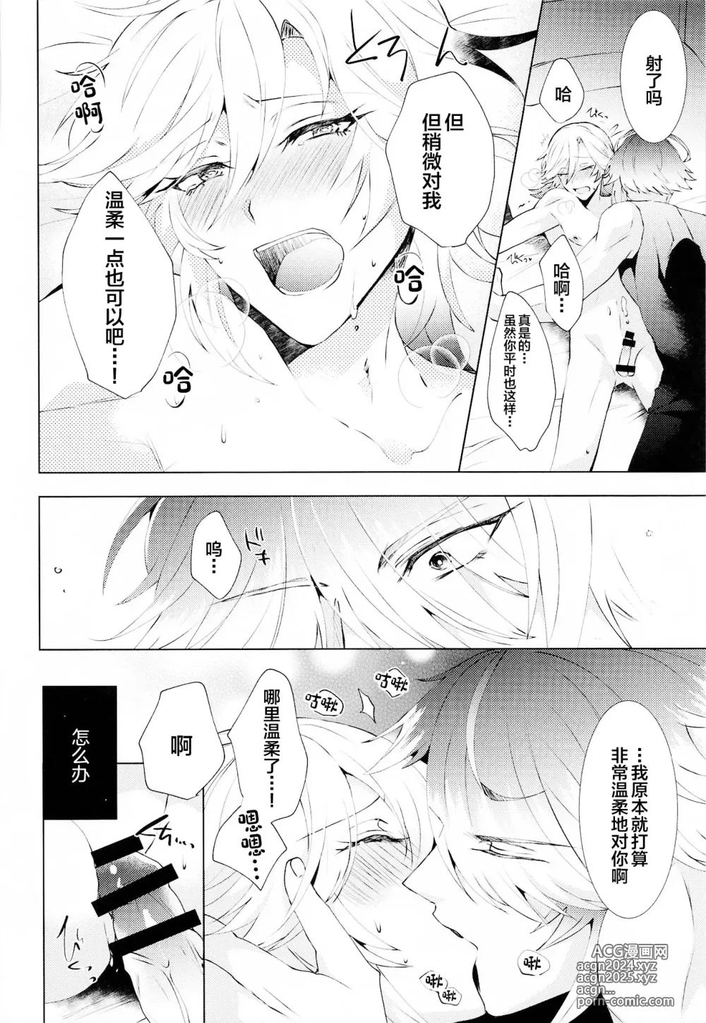 Page 21 of doujinshi Hajimete no Yoru o Roommate to - Bridal night with roommate