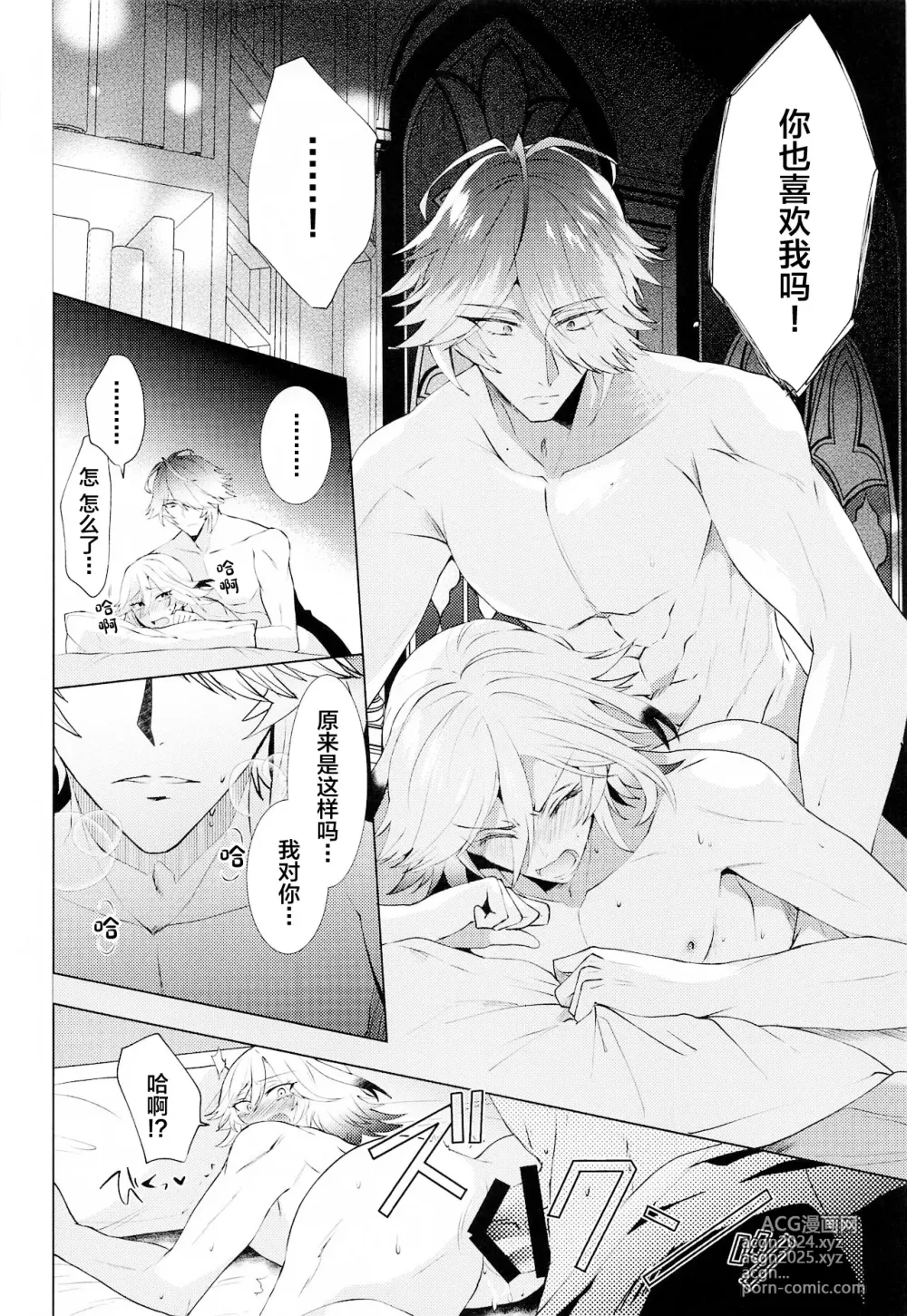 Page 25 of doujinshi Hajimete no Yoru o Roommate to - Bridal night with roommate