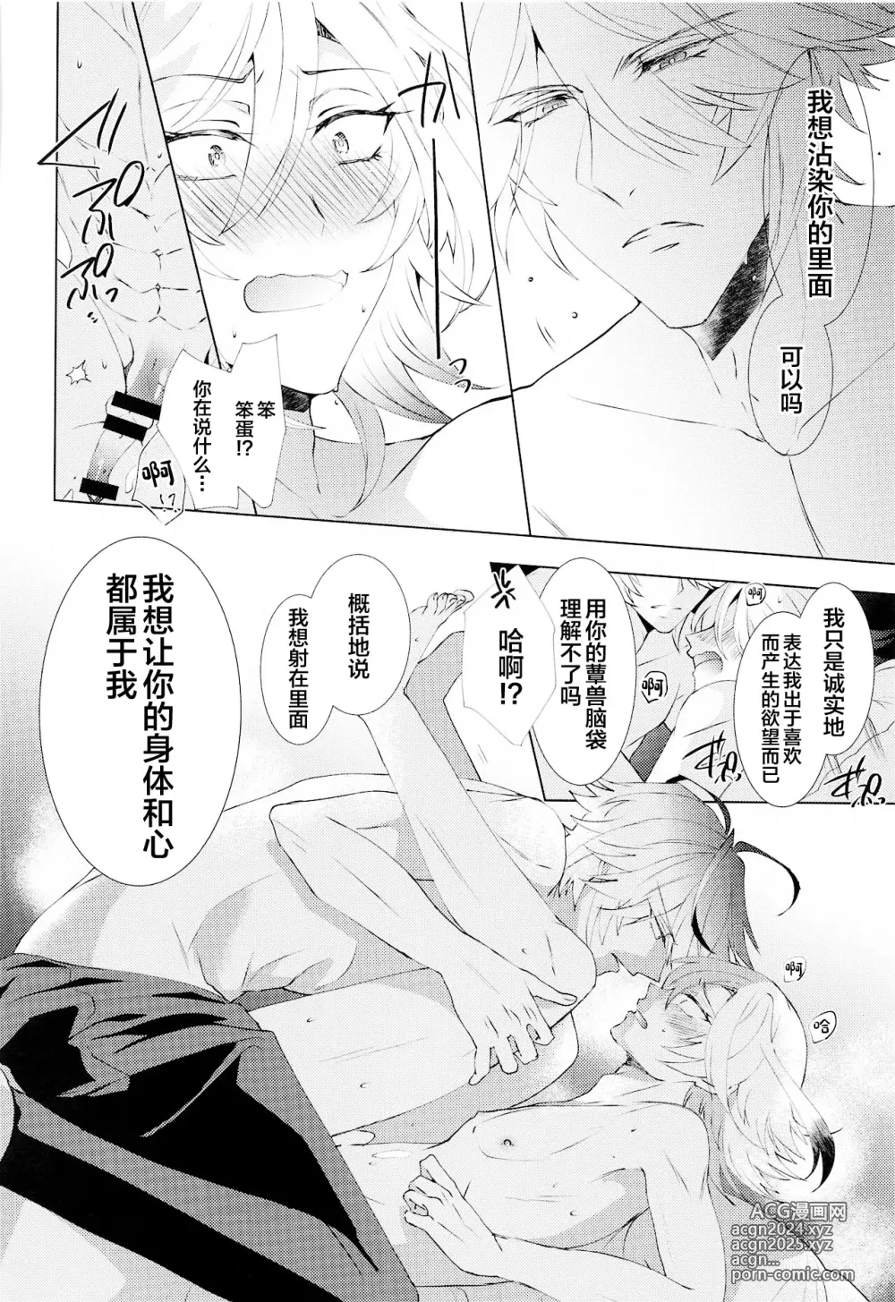 Page 29 of doujinshi Hajimete no Yoru o Roommate to - Bridal night with roommate