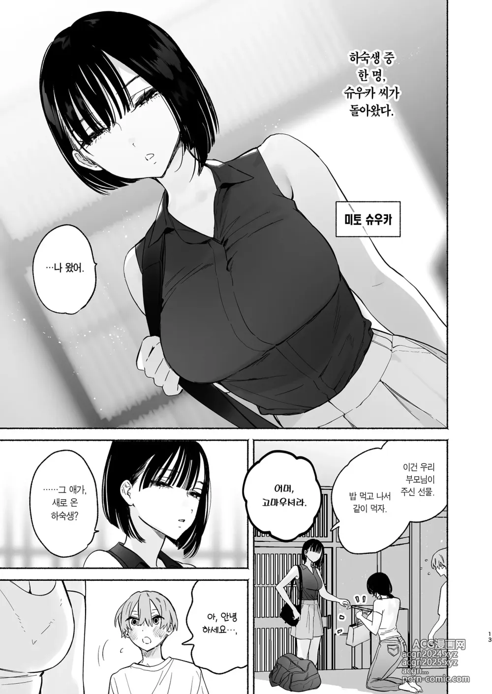 Page 12 of doujinshi 내 하숙 생활에 관하여 2