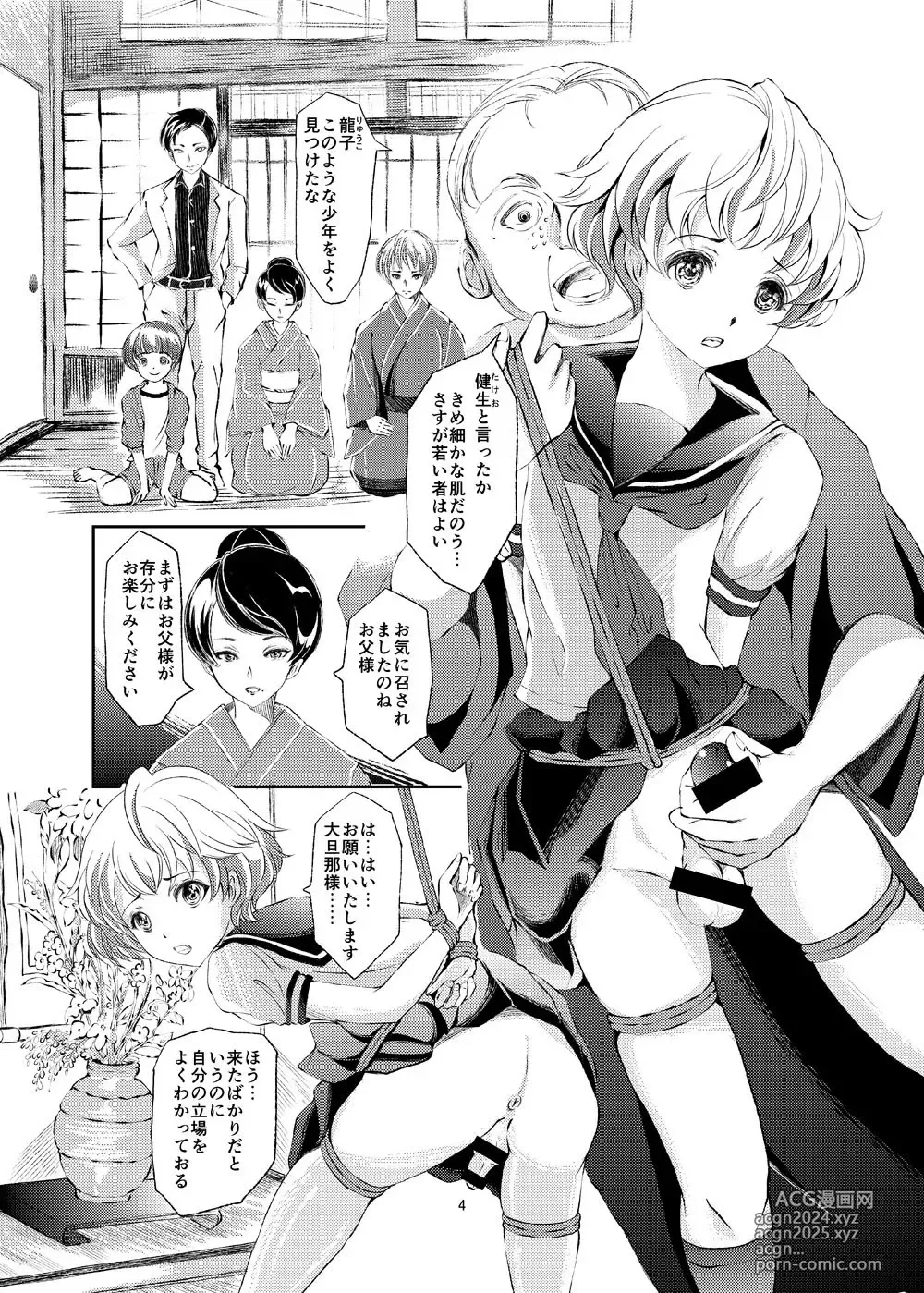 Page 4 of doujinshi Seido Josou Shounen