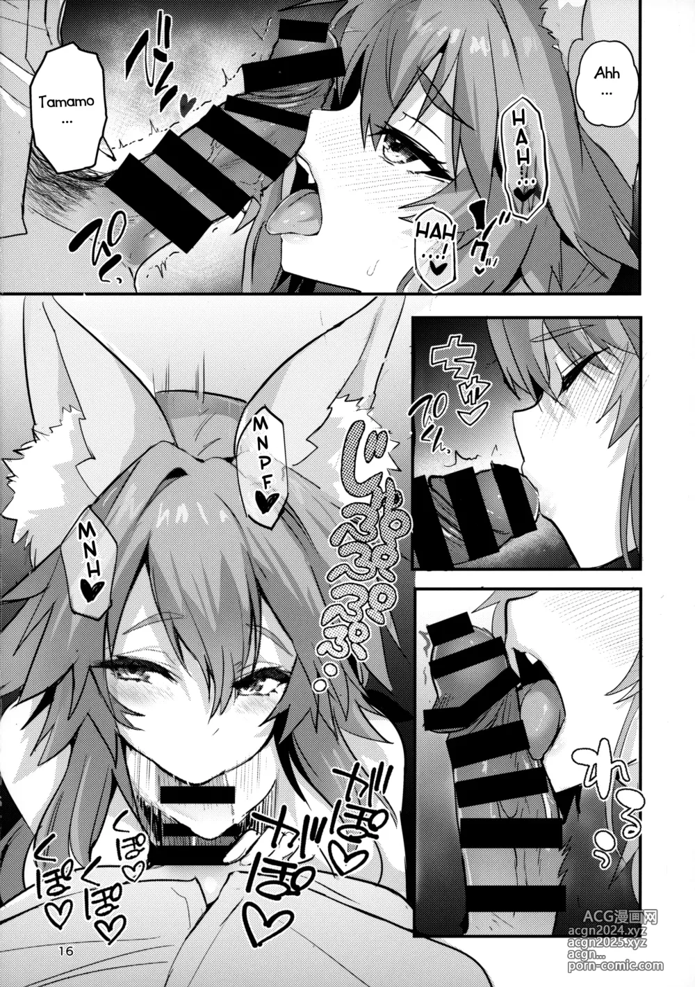 Page 15 of doujinshi Meine Mentorin Tamamo