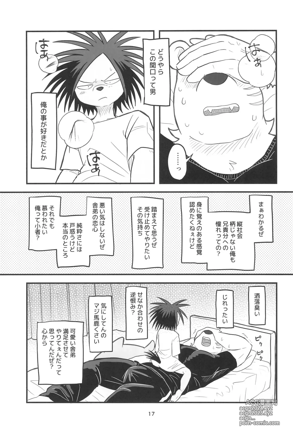 Page 17 of doujinshi YUMEGIWA LAST NIGHT