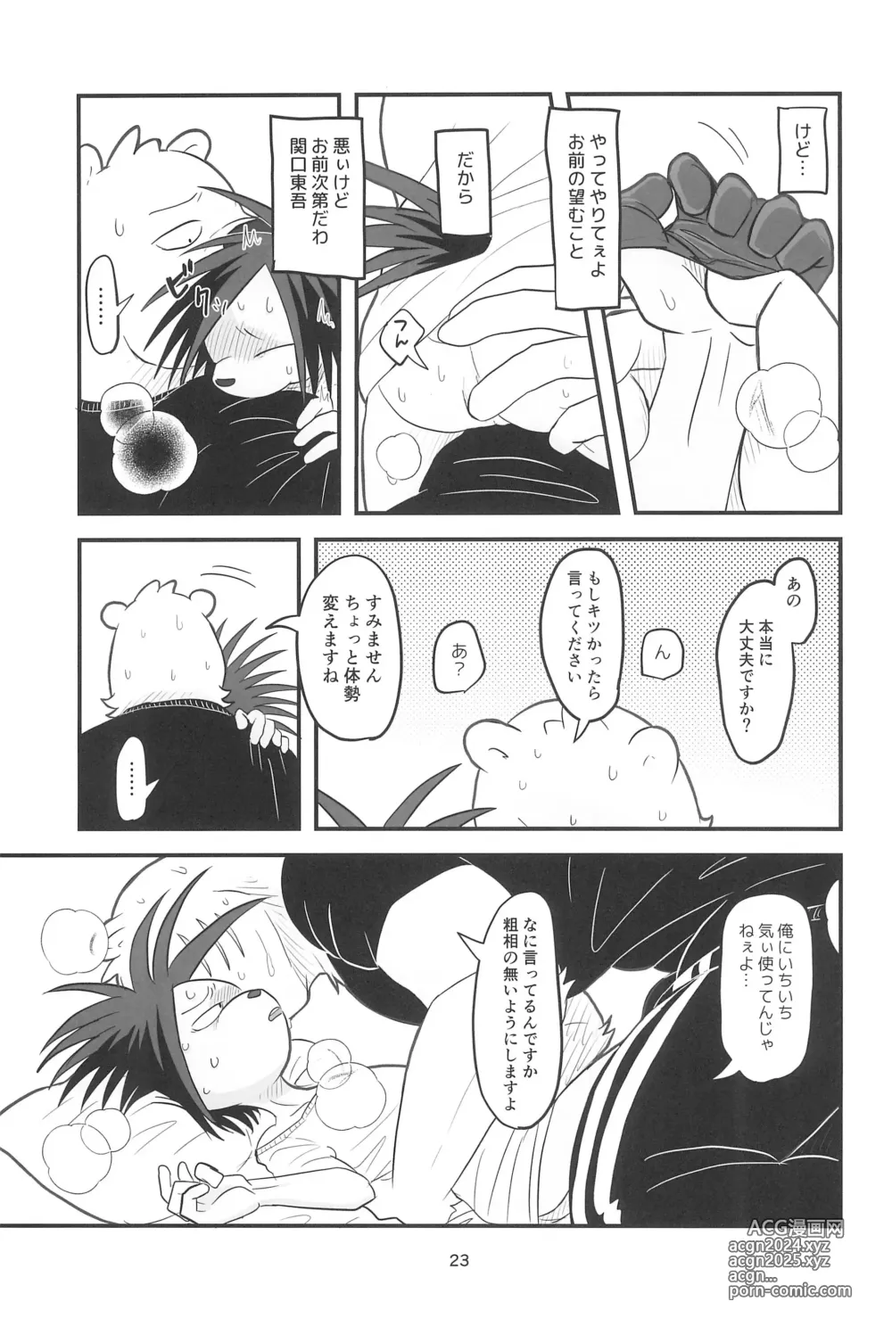 Page 23 of doujinshi YUMEGIWA LAST NIGHT