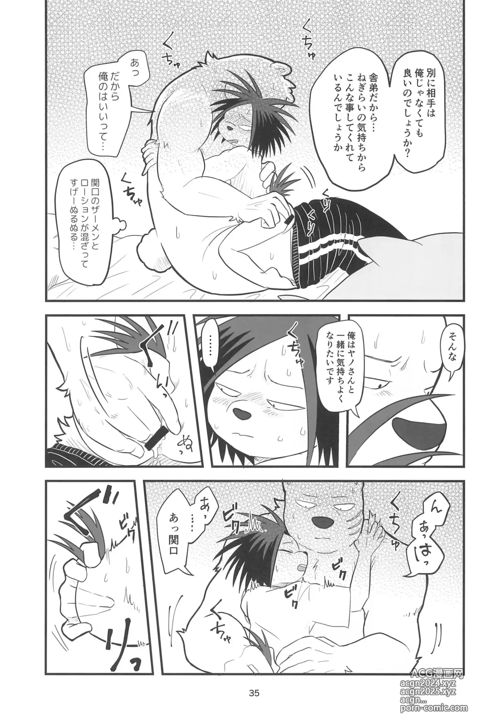 Page 35 of doujinshi YUMEGIWA LAST NIGHT