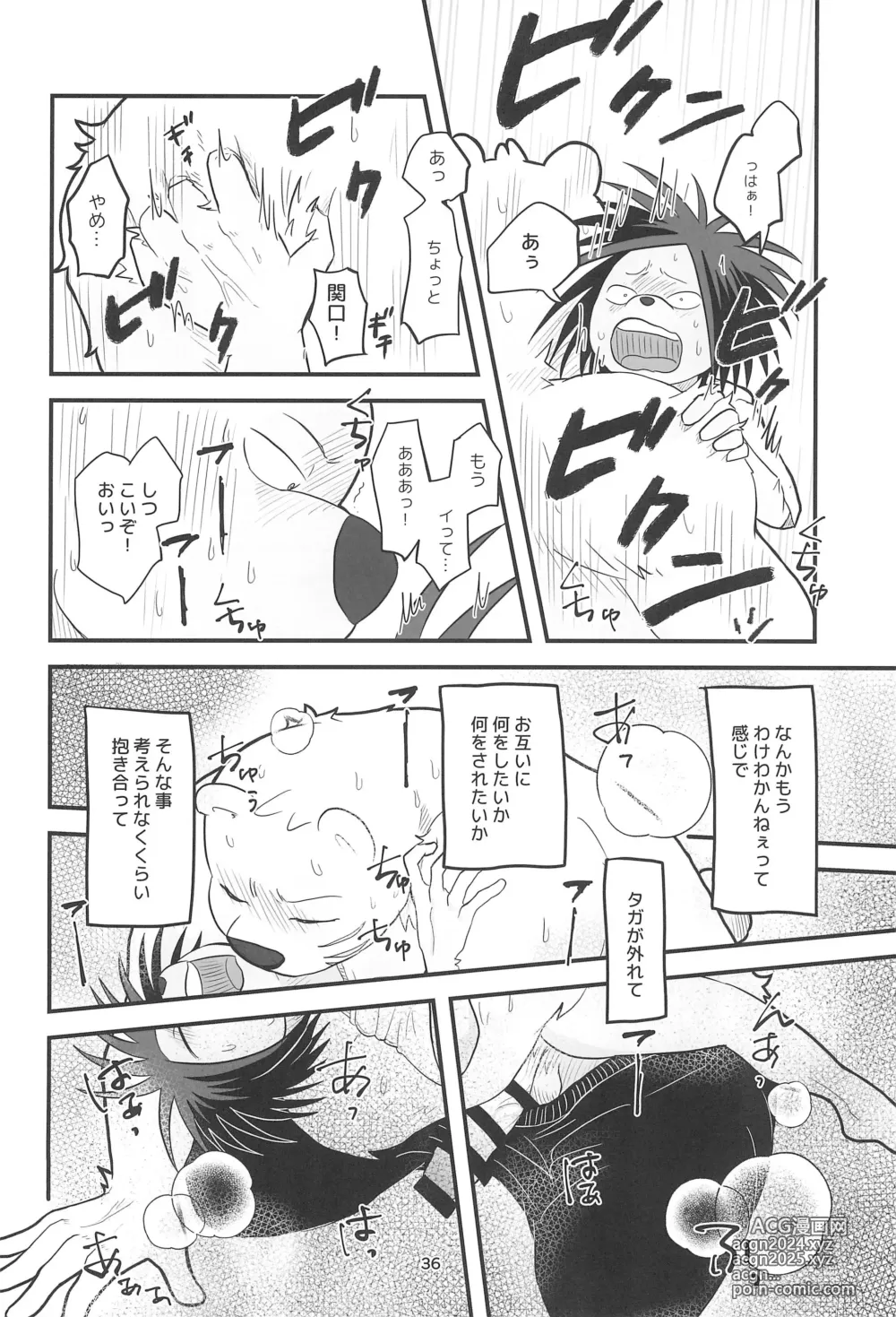 Page 36 of doujinshi YUMEGIWA LAST NIGHT