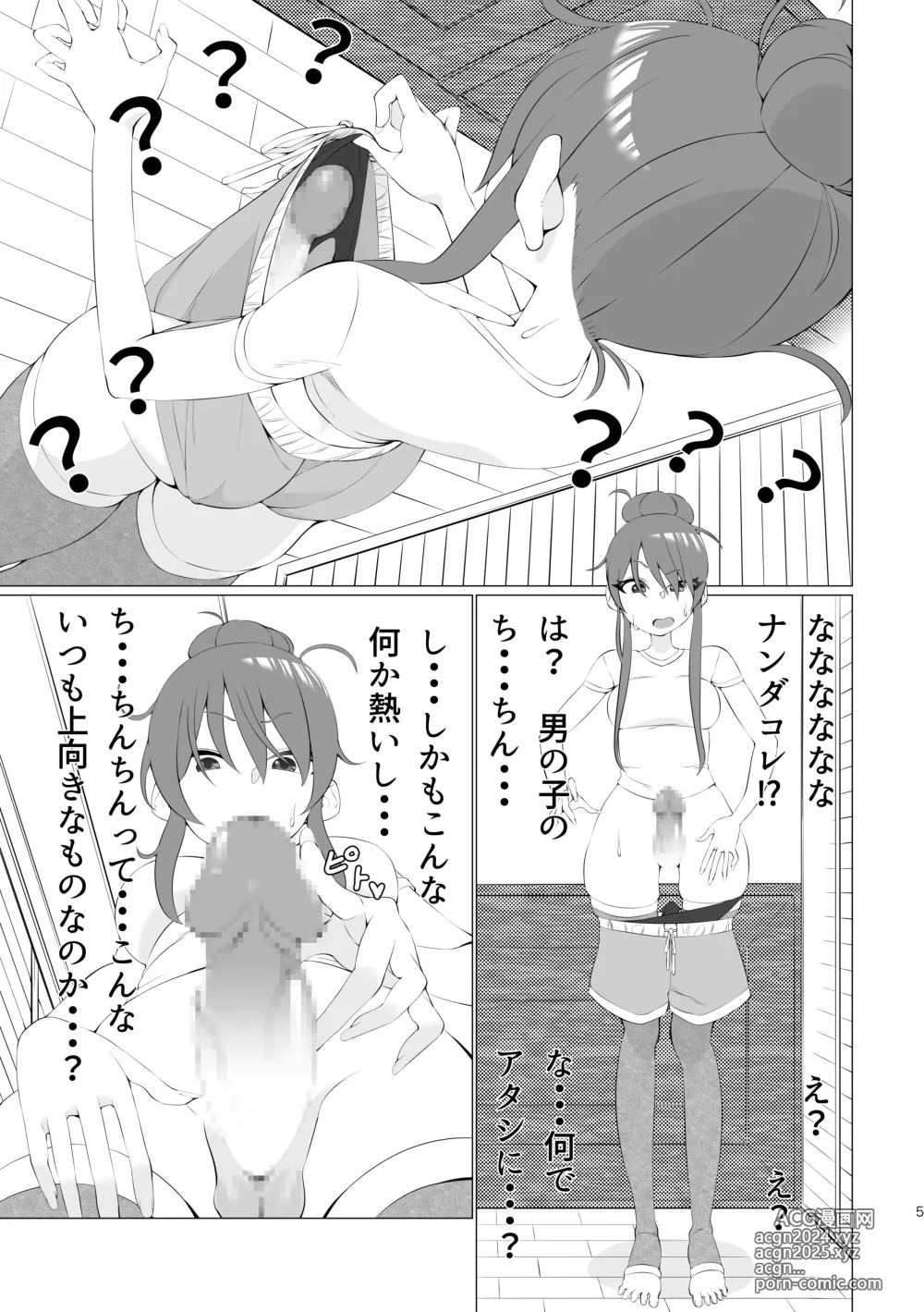 Page 5 of doujinshi Ran-Chan, Chin Douchuu!