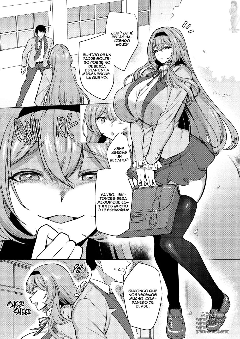 Page 4 of doujinshi La abusadora Hoshinomiya-san ahora es una Sirvienta