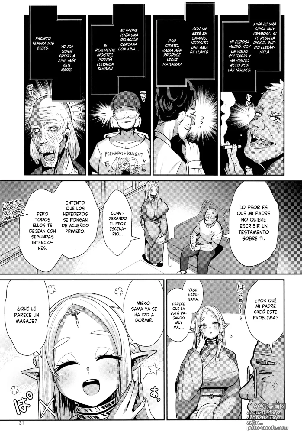 Page 33 of doujinshi H Seidorei Elf no Souzoku Mondai ni Tsuite ~ Rinjuu-hen